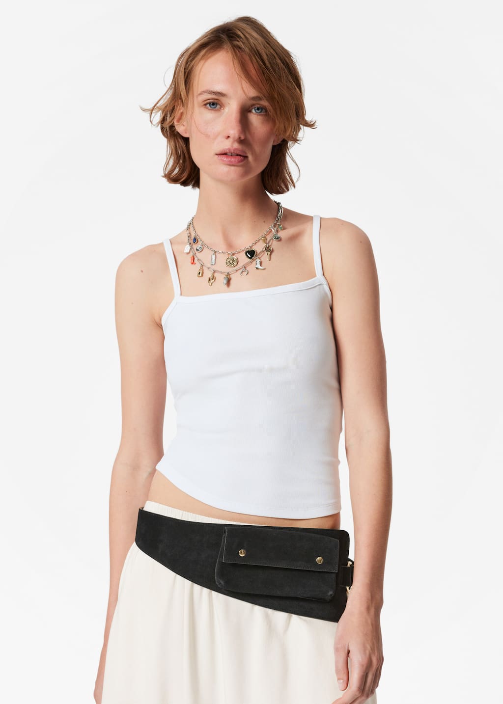 Strappy Top - Dark Brown - Lookbook