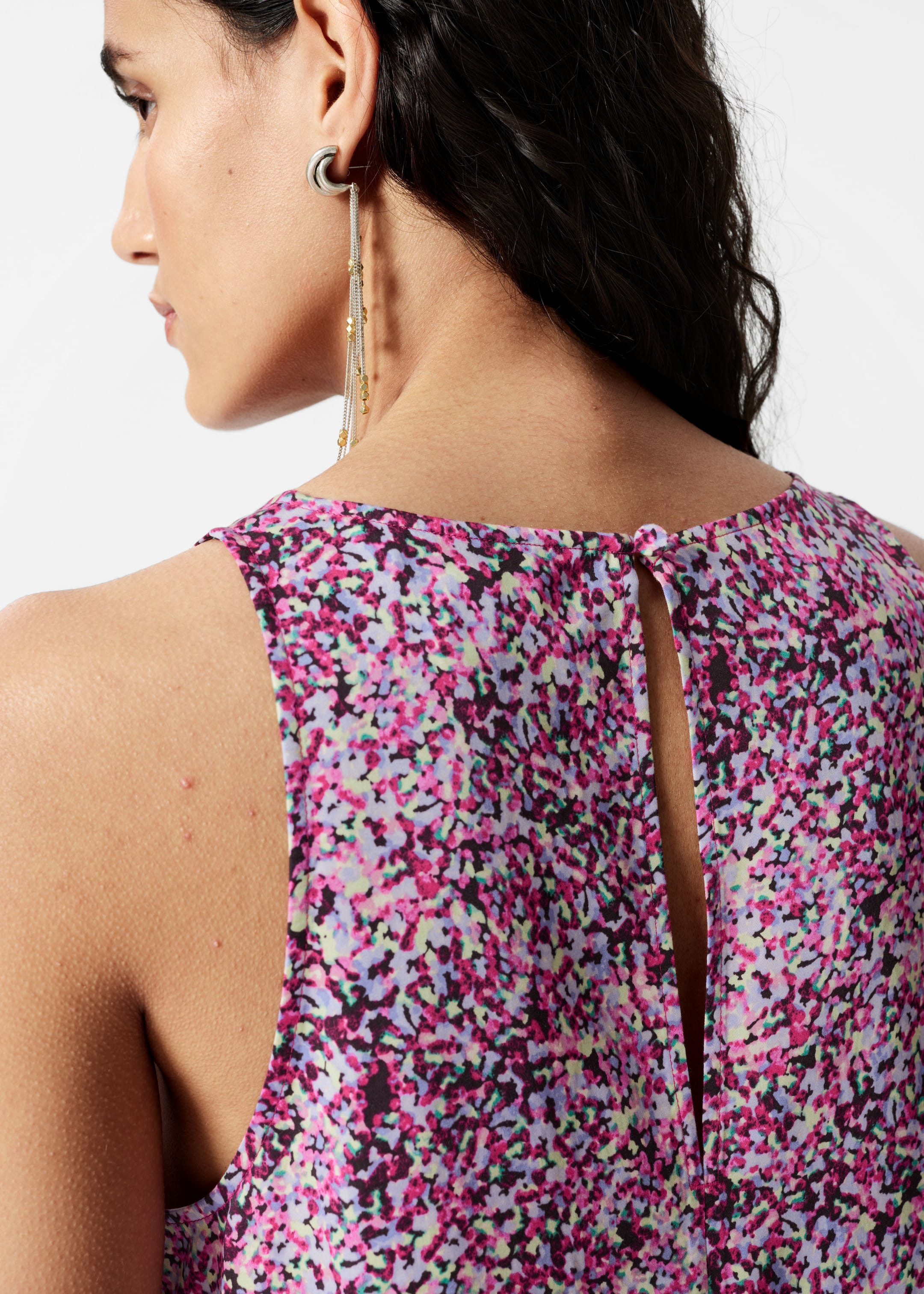 Visualizza immagine più grande: Mini abito con balza - Motivo rosa - DONNA | H&M IT 3
