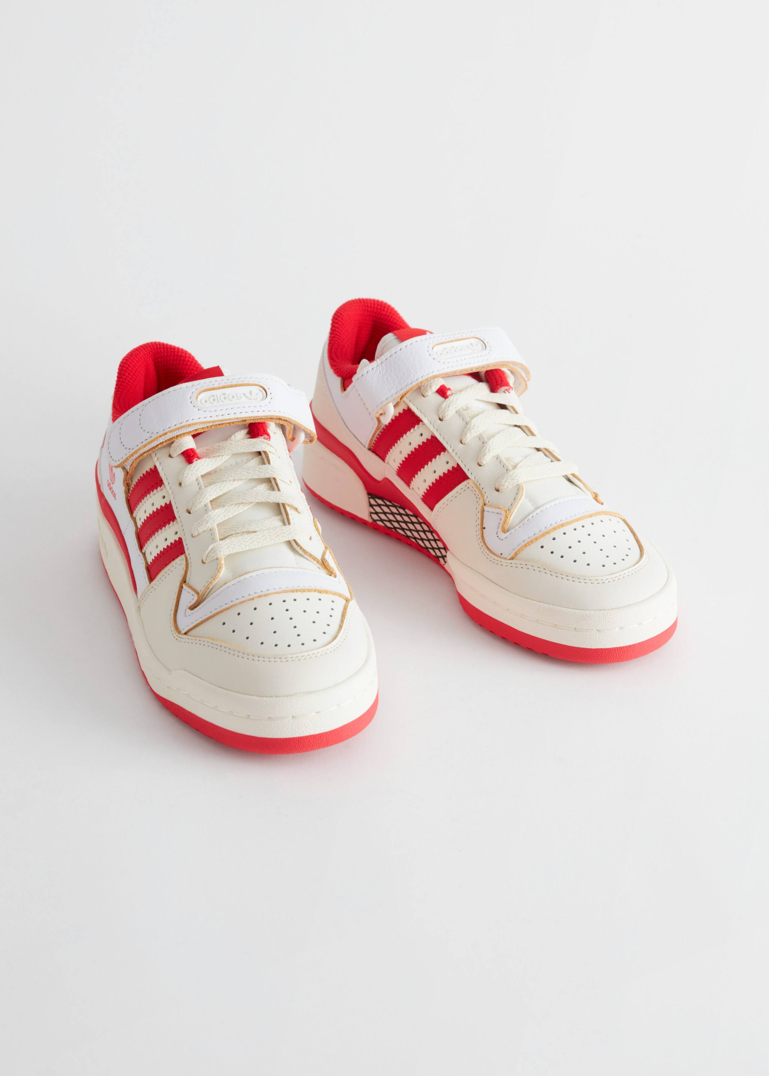 adidasForumLow - Red/White - Natura morta
