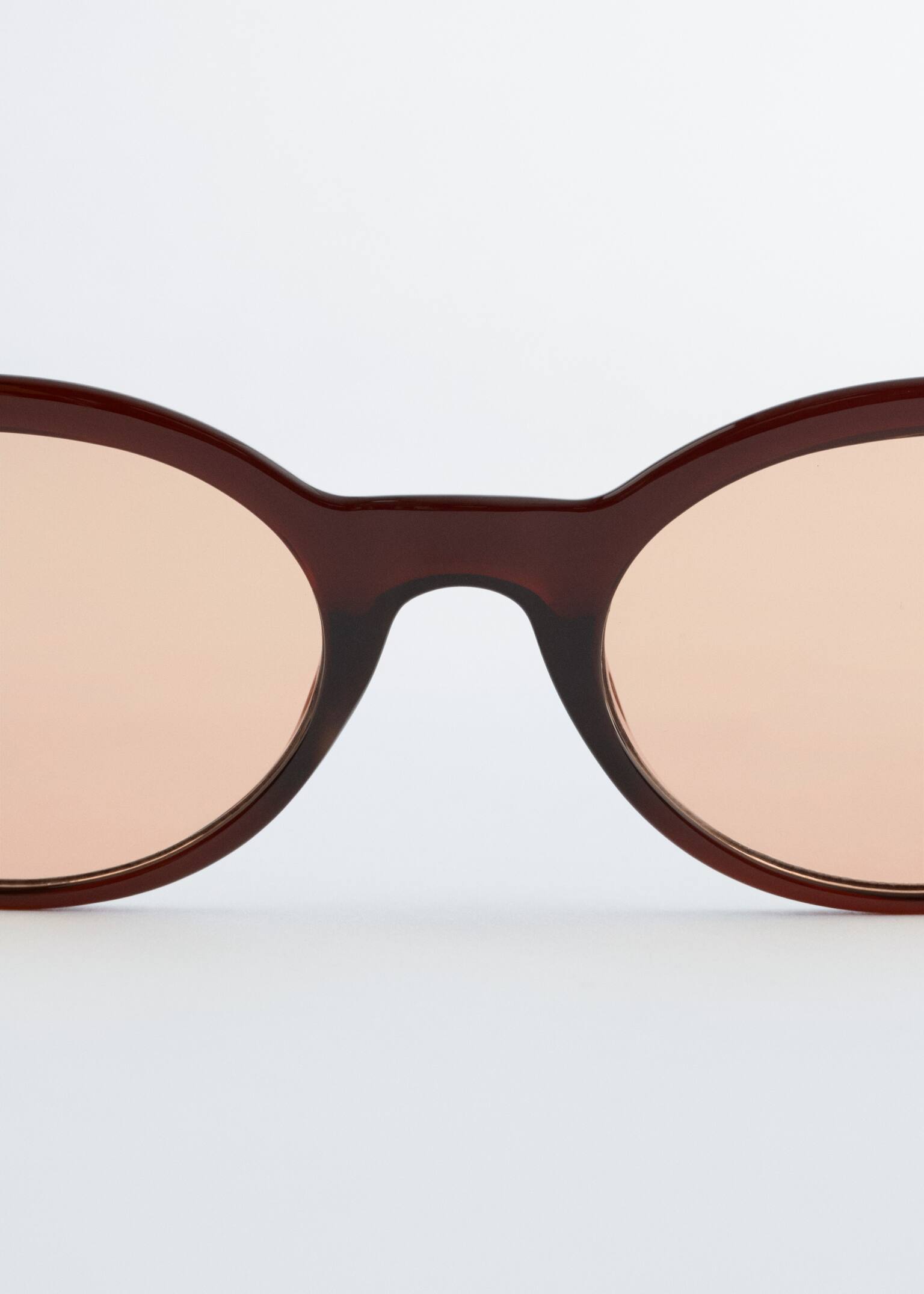 Oval-Frame Sunglasses - Brown/Brown/Tortoise/Green - 2