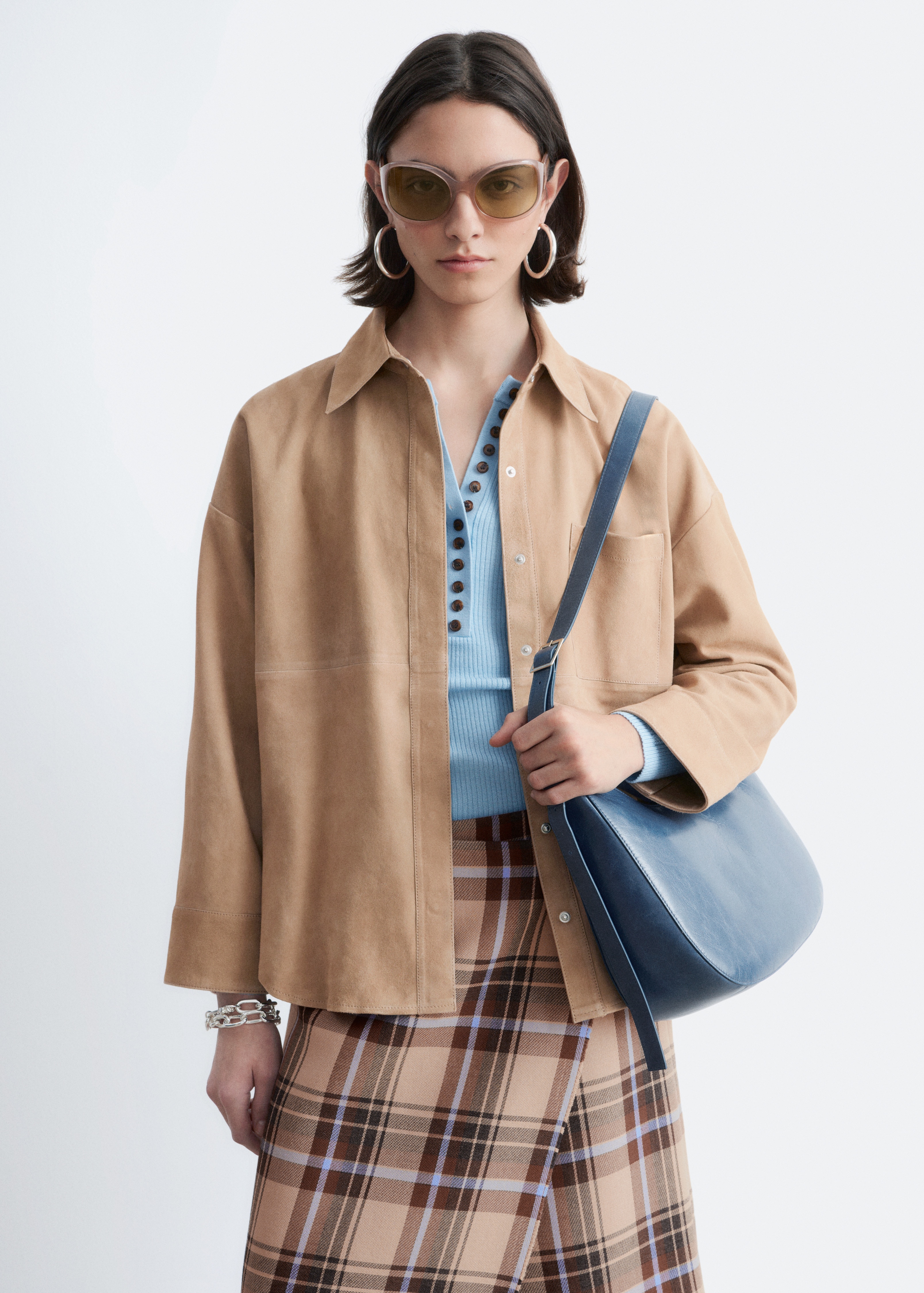 Skjorta i mocka - Beige