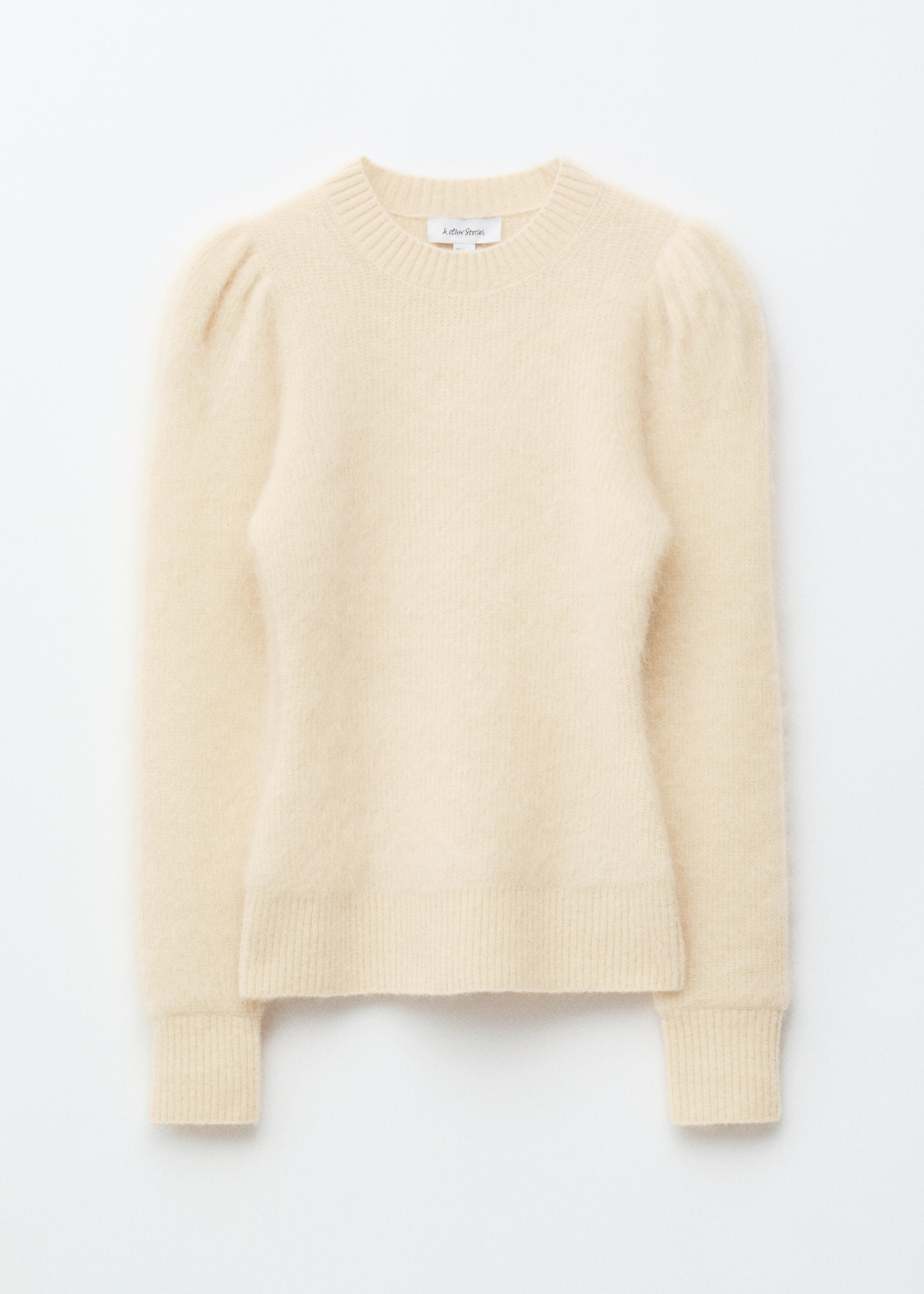 Mohair-Blend Puff-Sleeve Jumper