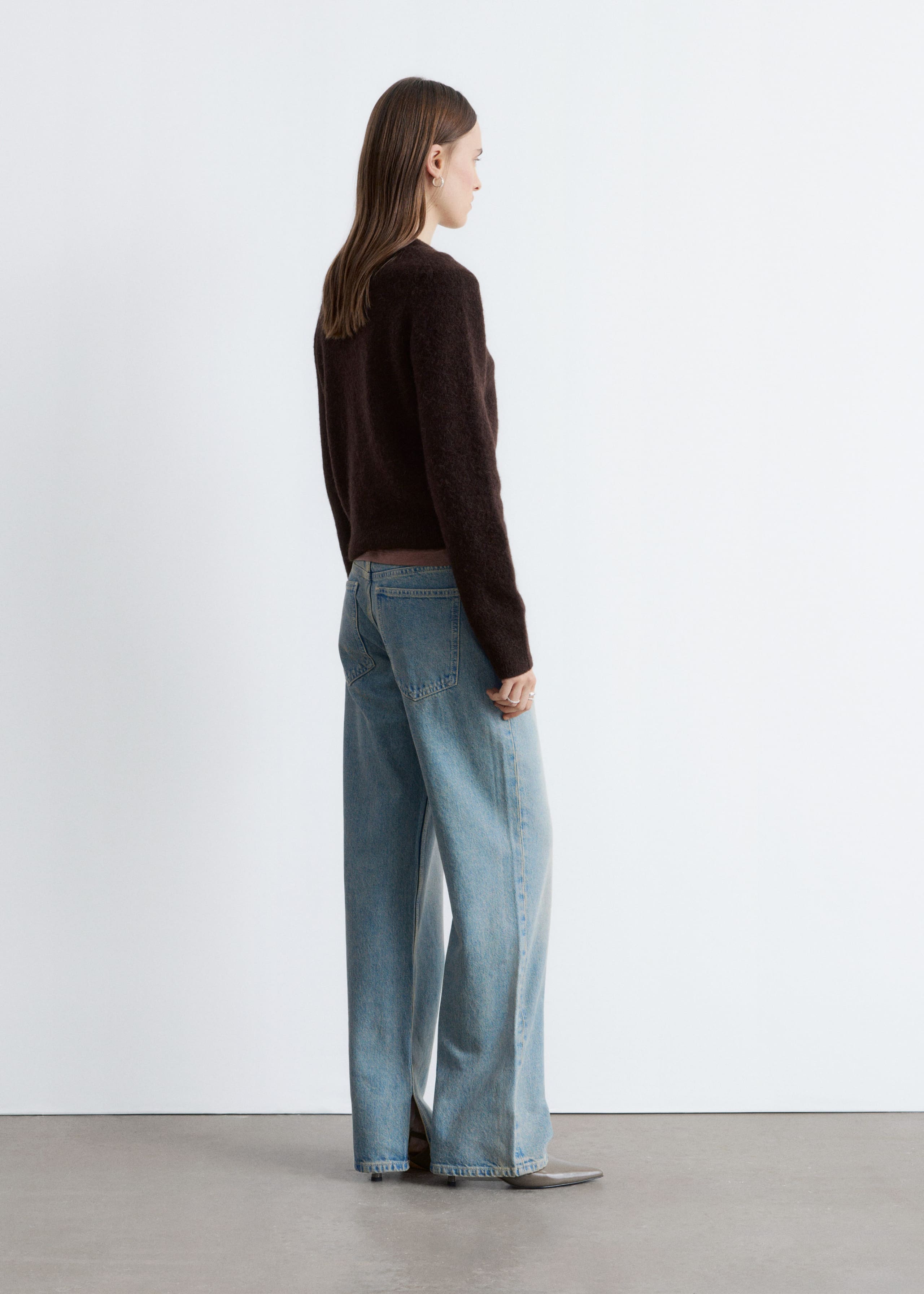 Image of Alpaca-Blend Cardigan