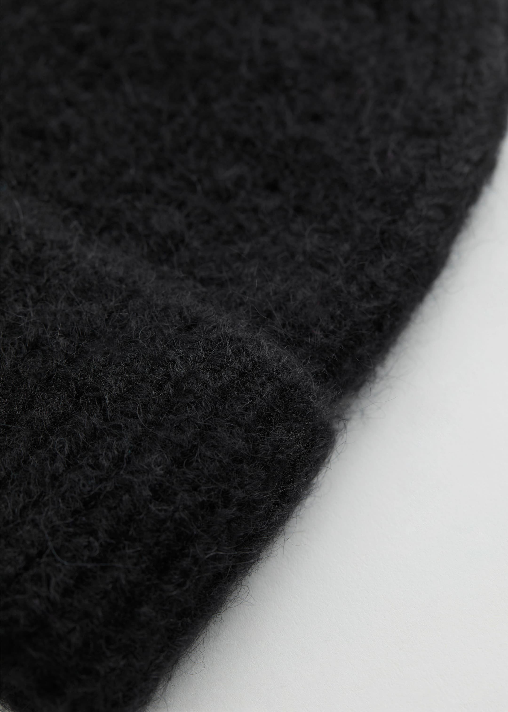 Größeres Bild ansehen: Beanie aus Wollmischung - Schwarz - Ladies | H&M DE 2