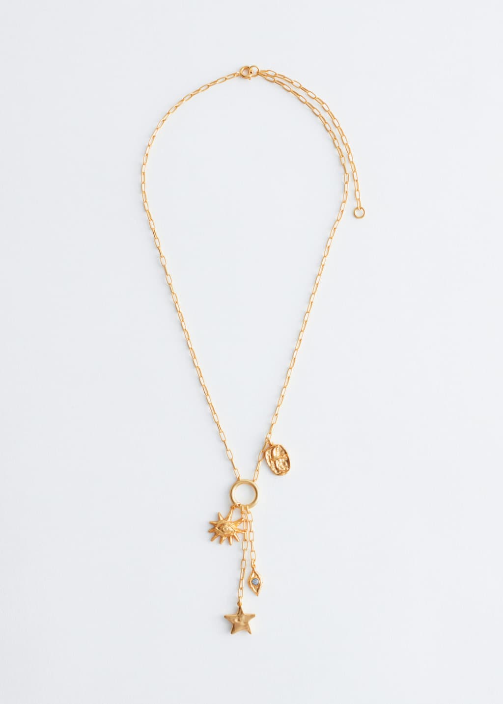 Image of Charm Lariat Necklace