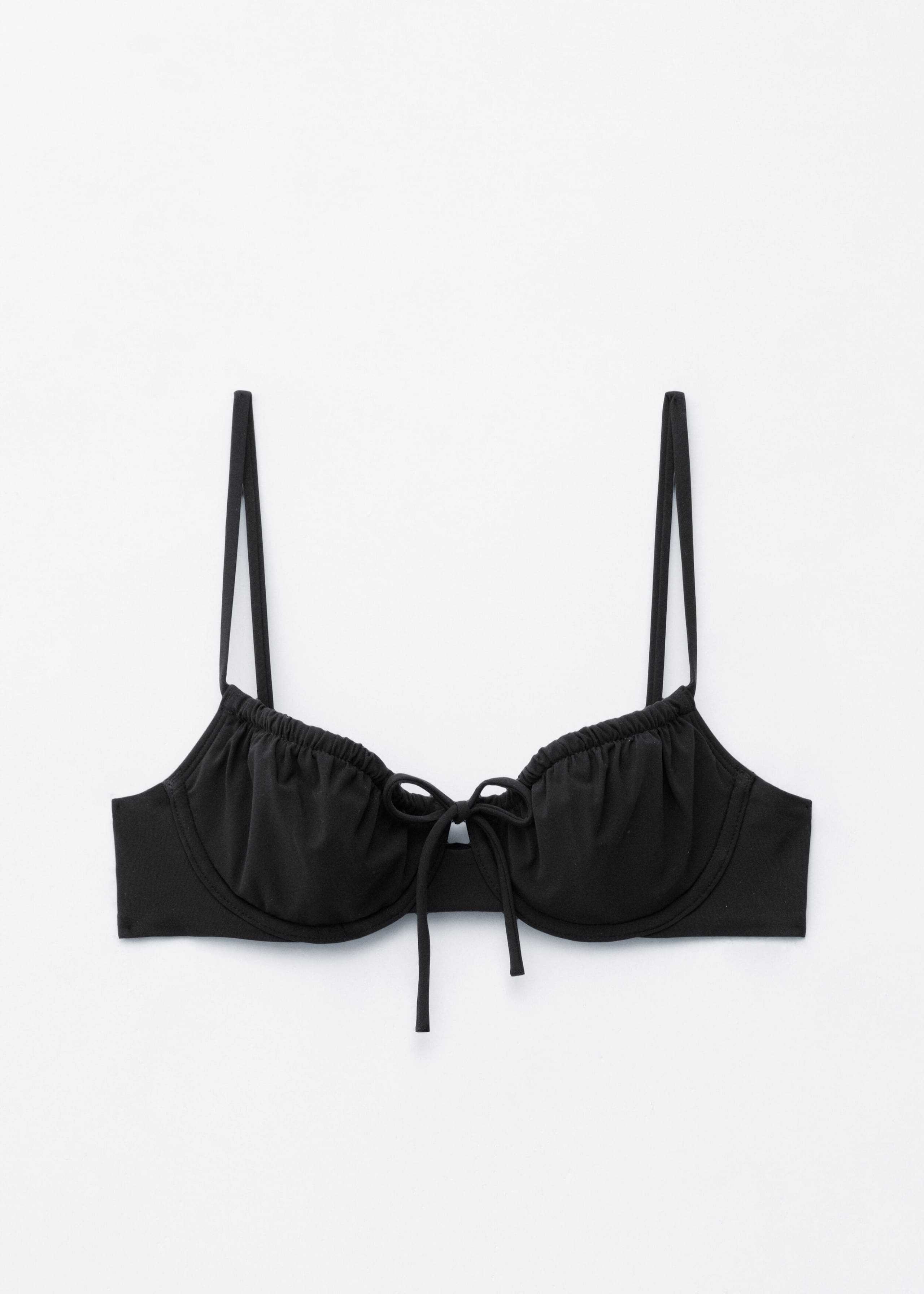 Bow-Detail Underwire Bikini Top