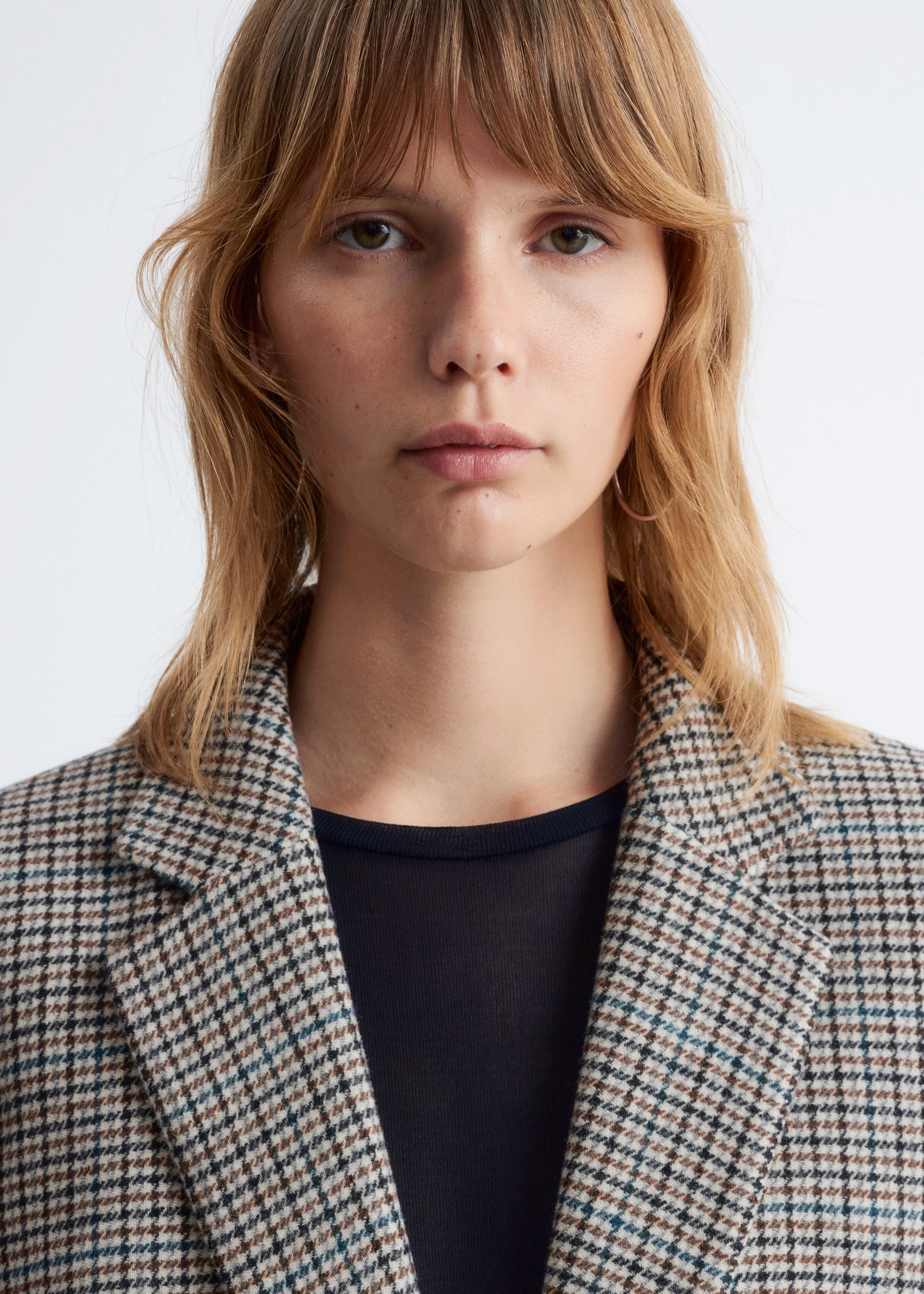 Image of Tailored Wool-Blend Blazer