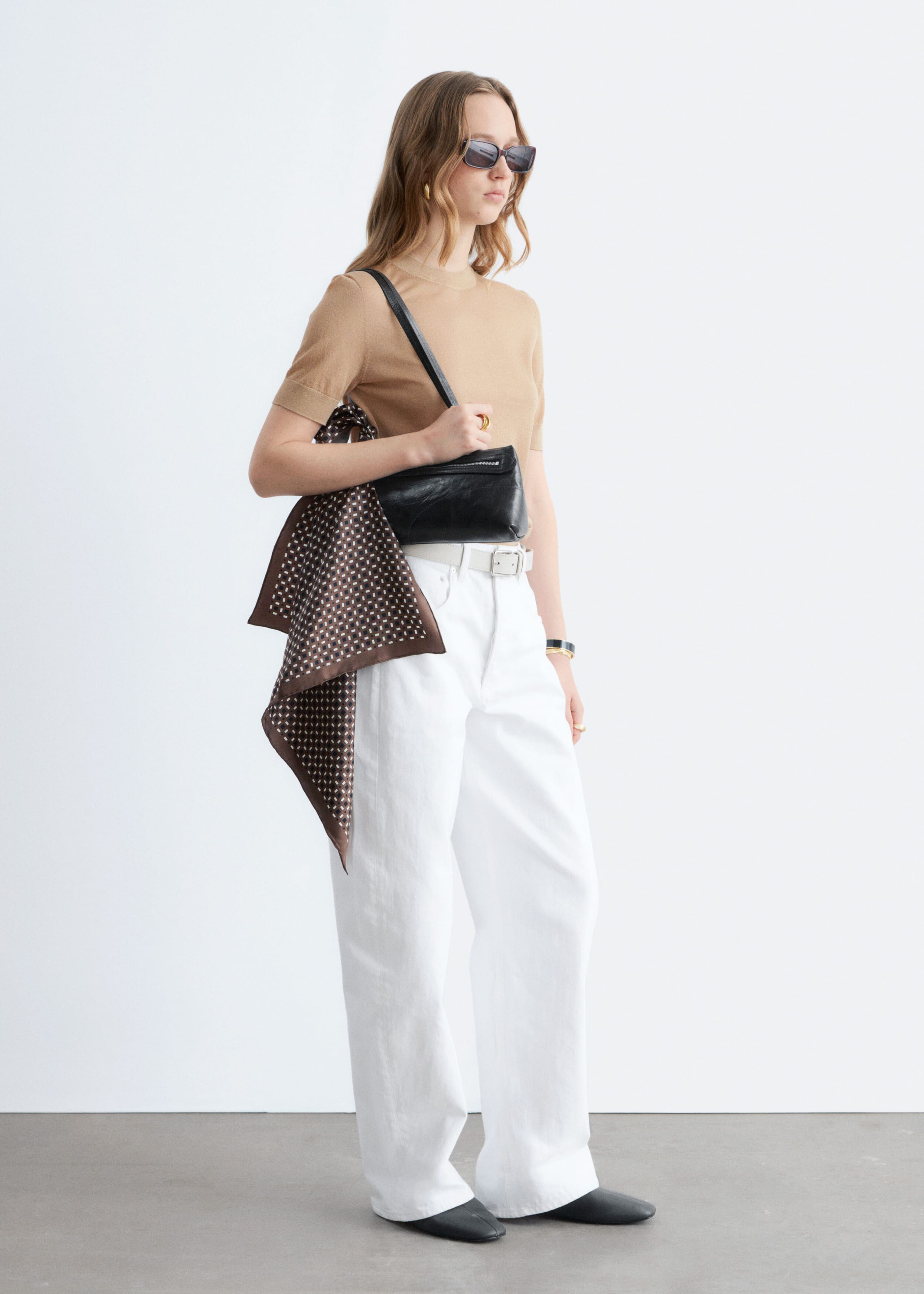 Image of Fine-Knit T-Shirt