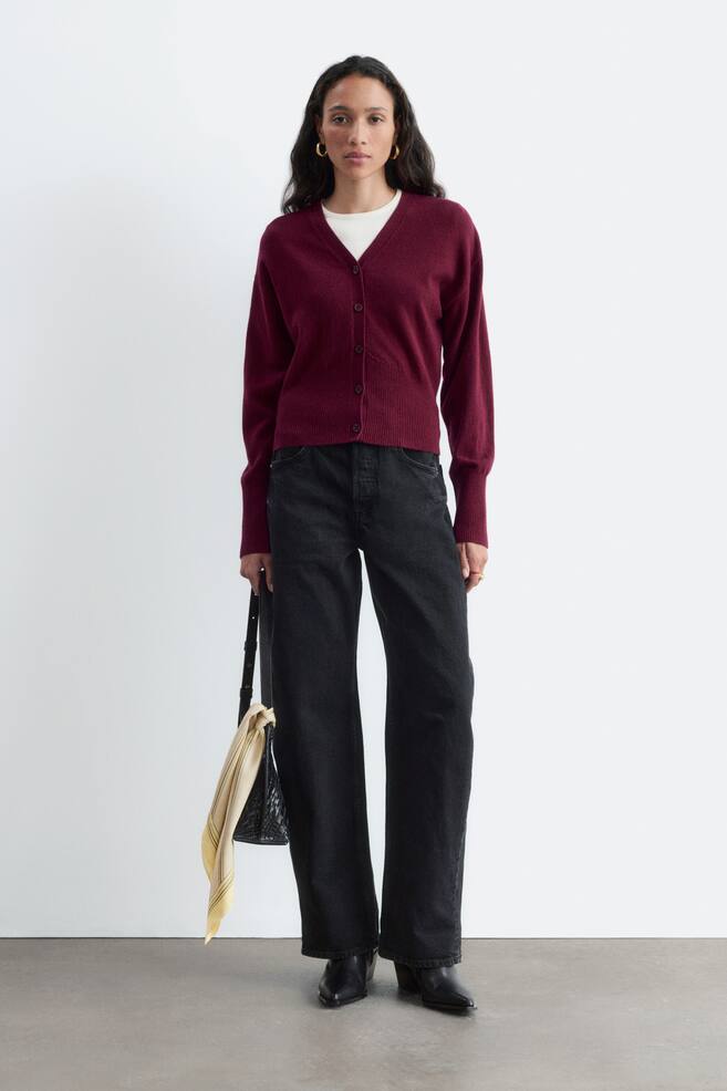 Jeans mit Barrel-Bein - Schwarz/Creme/Helles Khaki/Mittelblau/Hellblau/Rot/Hafer/Dunkelbraun/Vintage-Grau/Weiß - 1