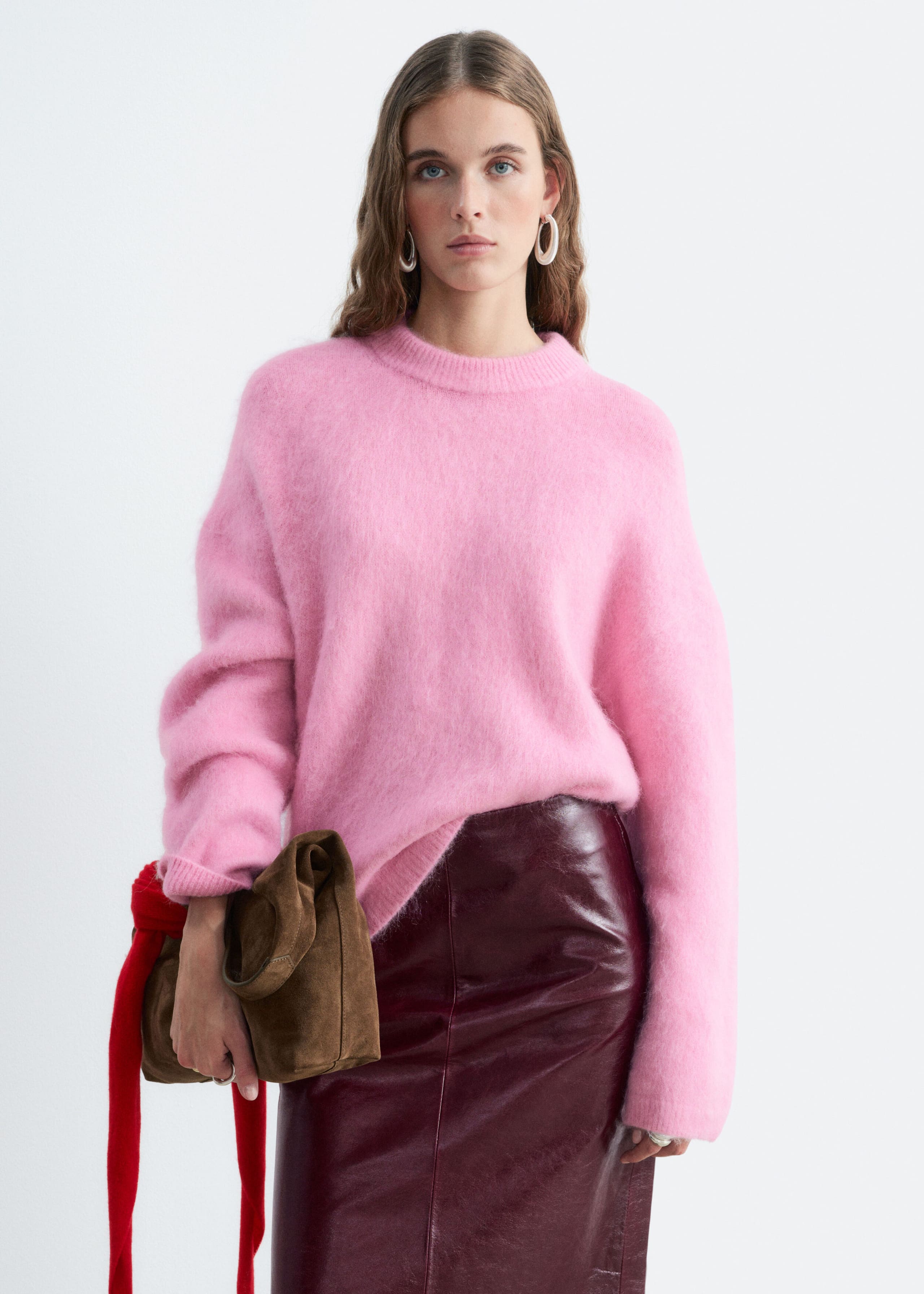 Mohair-Blend Jumper - Dark Mole - Lookbook