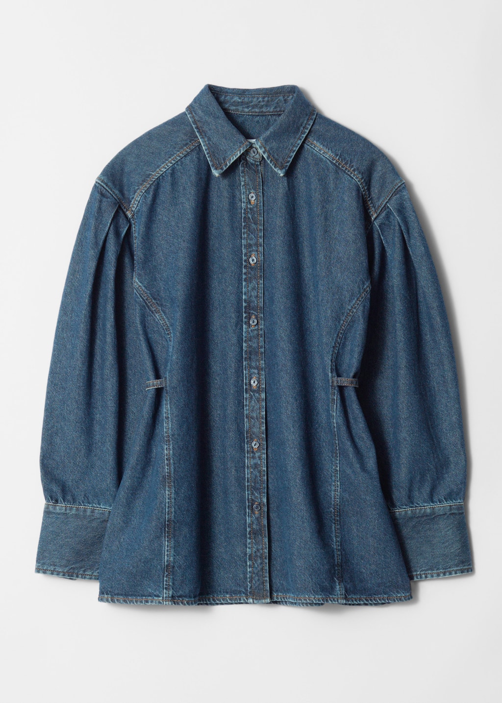 Image of Camisa vaquera de corte entallado