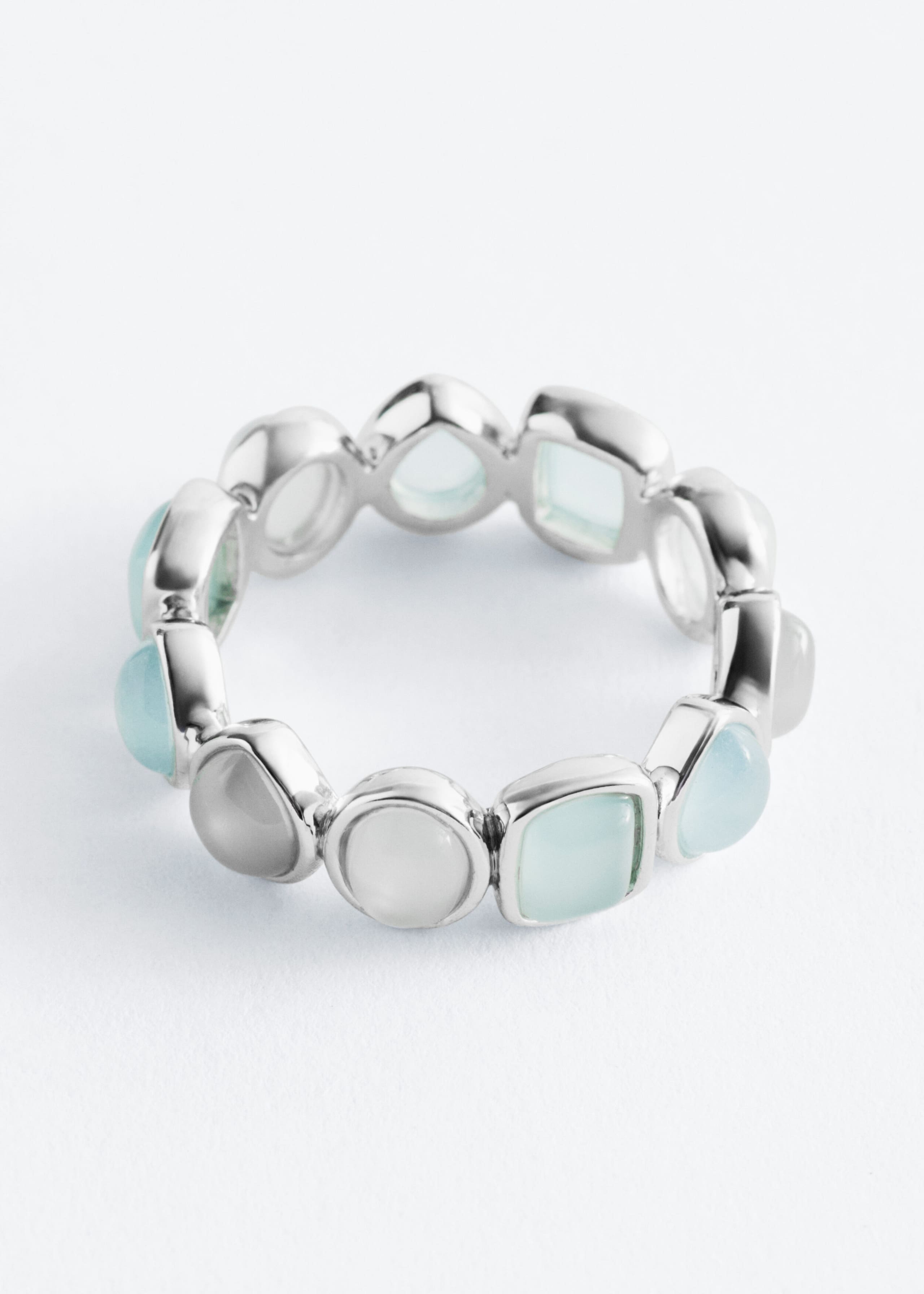 Image of Bague sculpturale à pierres