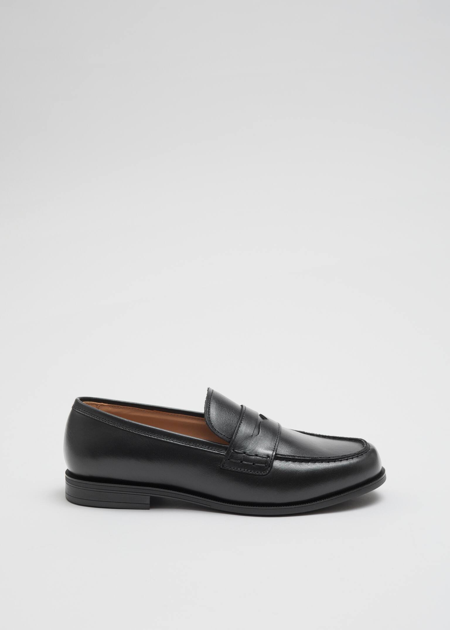 Penny-Loafer aus Leder - Schwarz - 2