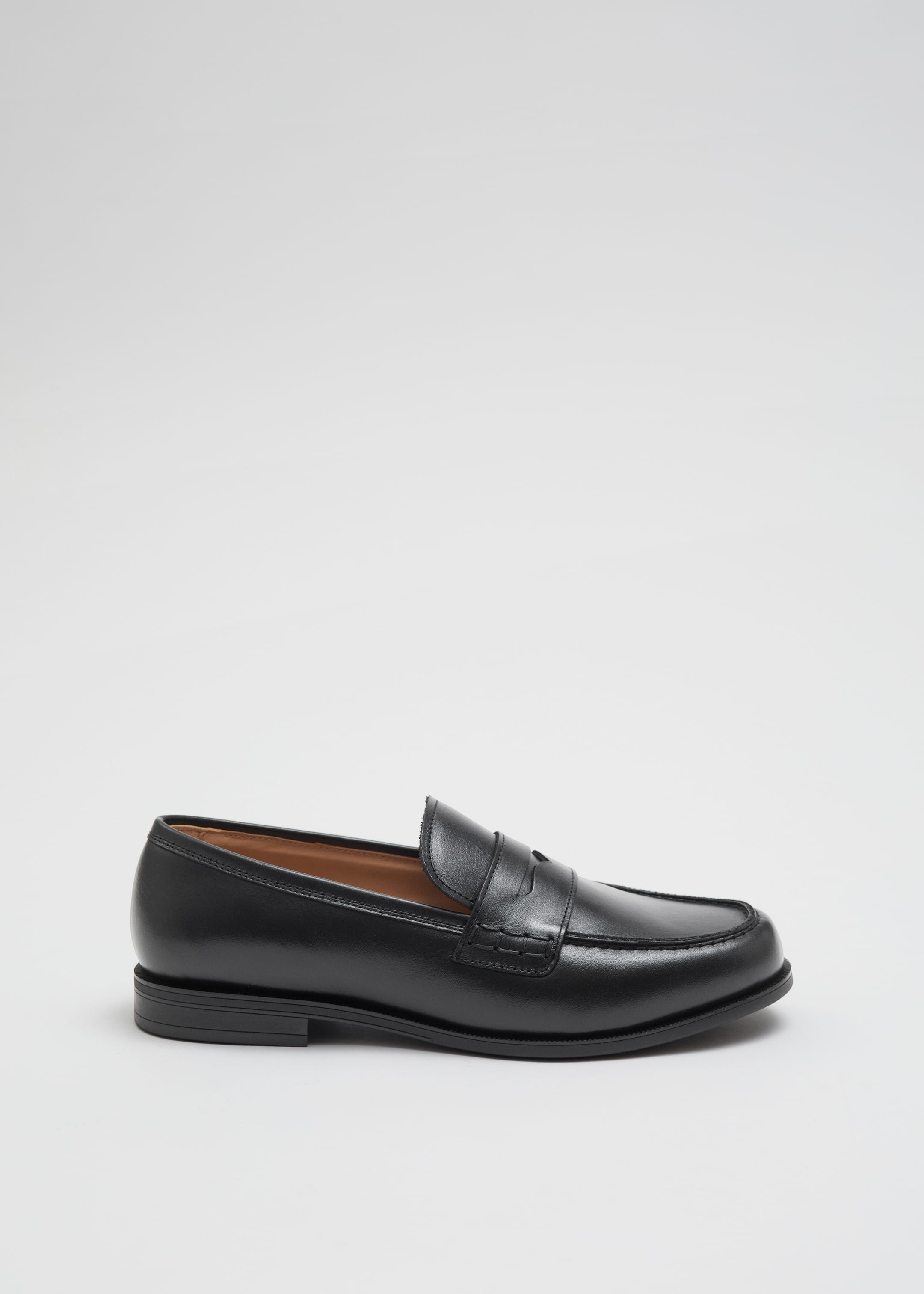 Grotere afbeelding bekijken: Leren penny loafers - Zwart - DAMES | H&M NL 2