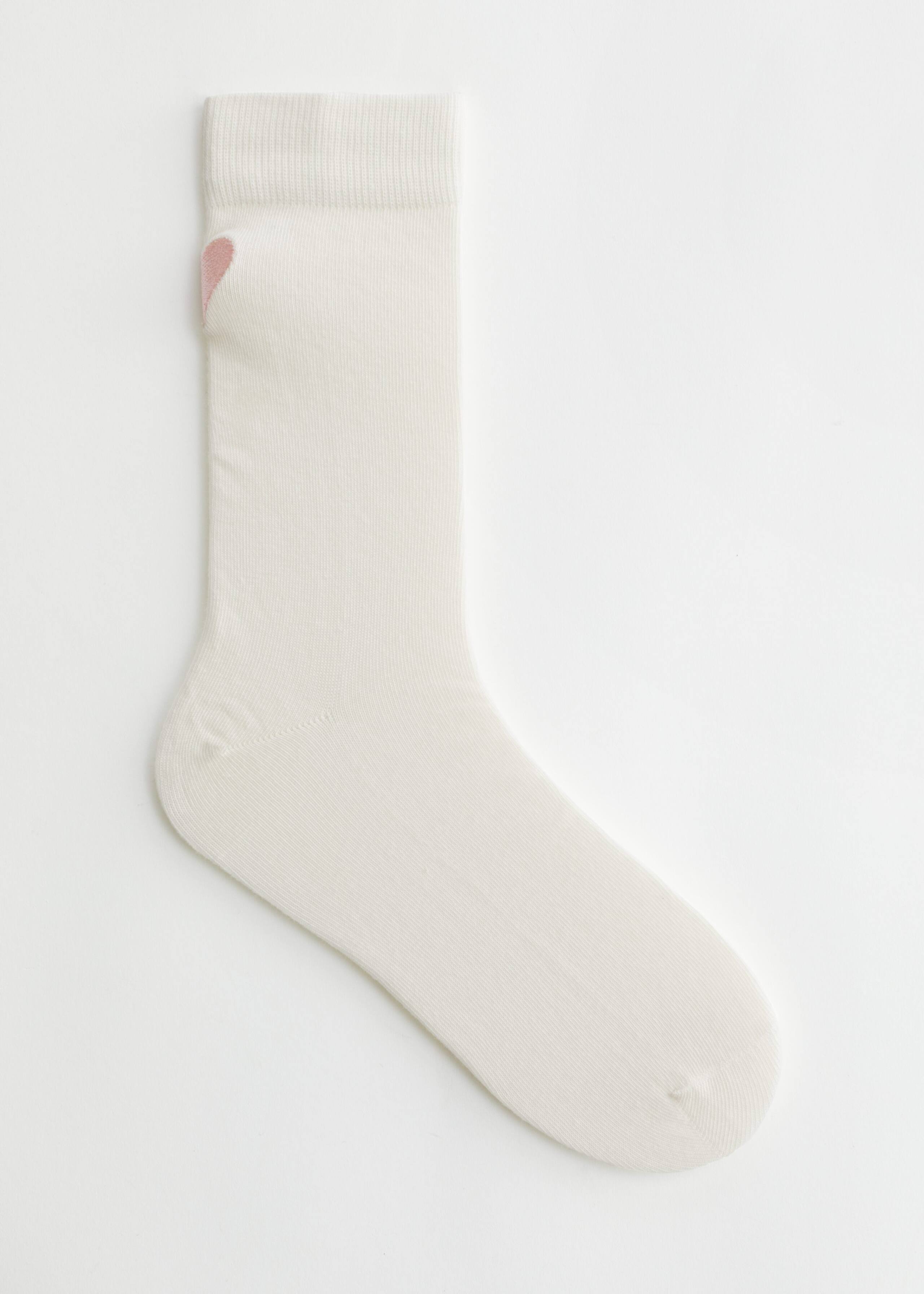 Floral Embroidery Socks