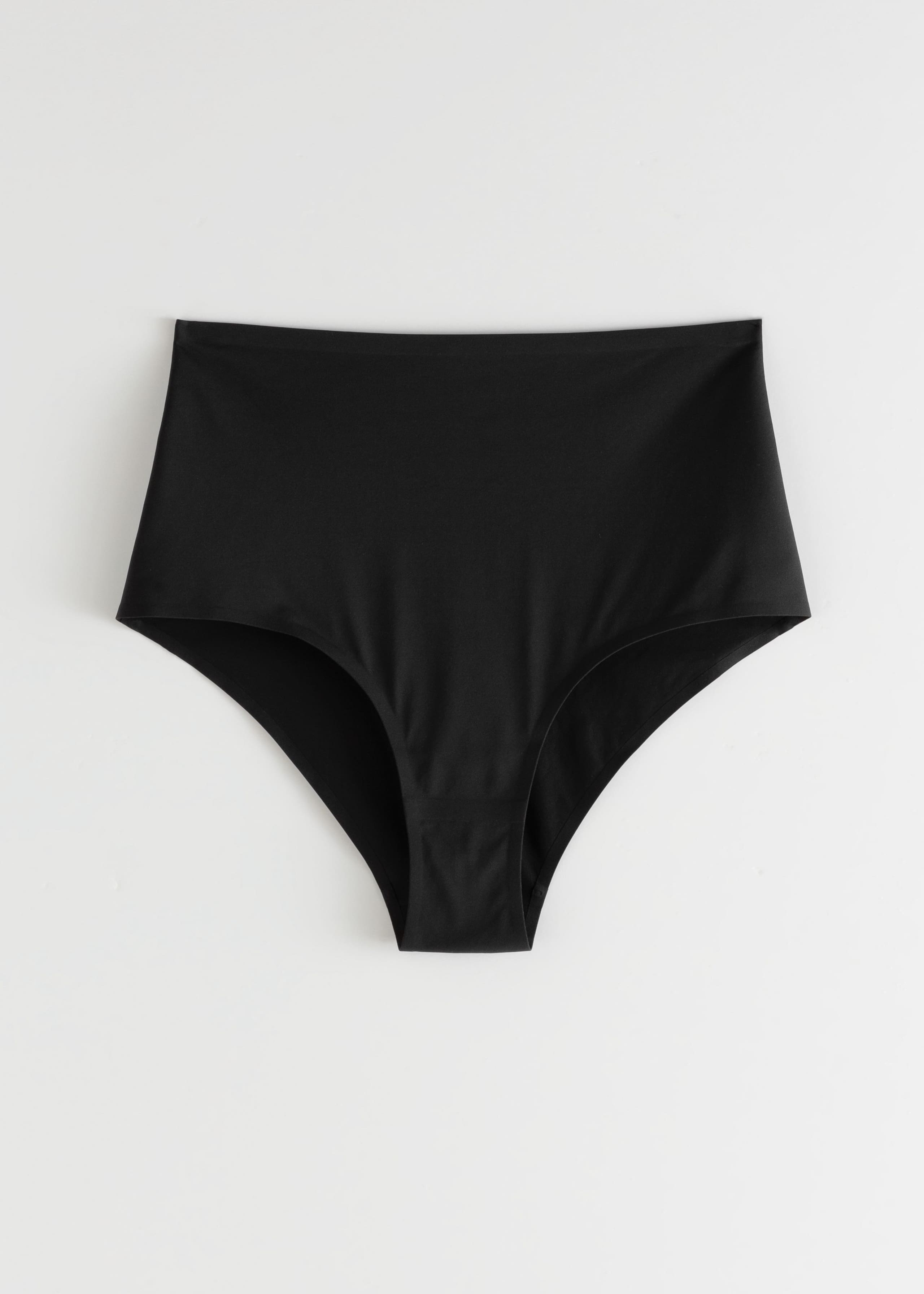 High Waisted Seamless Briefs - Brown - Natura morta