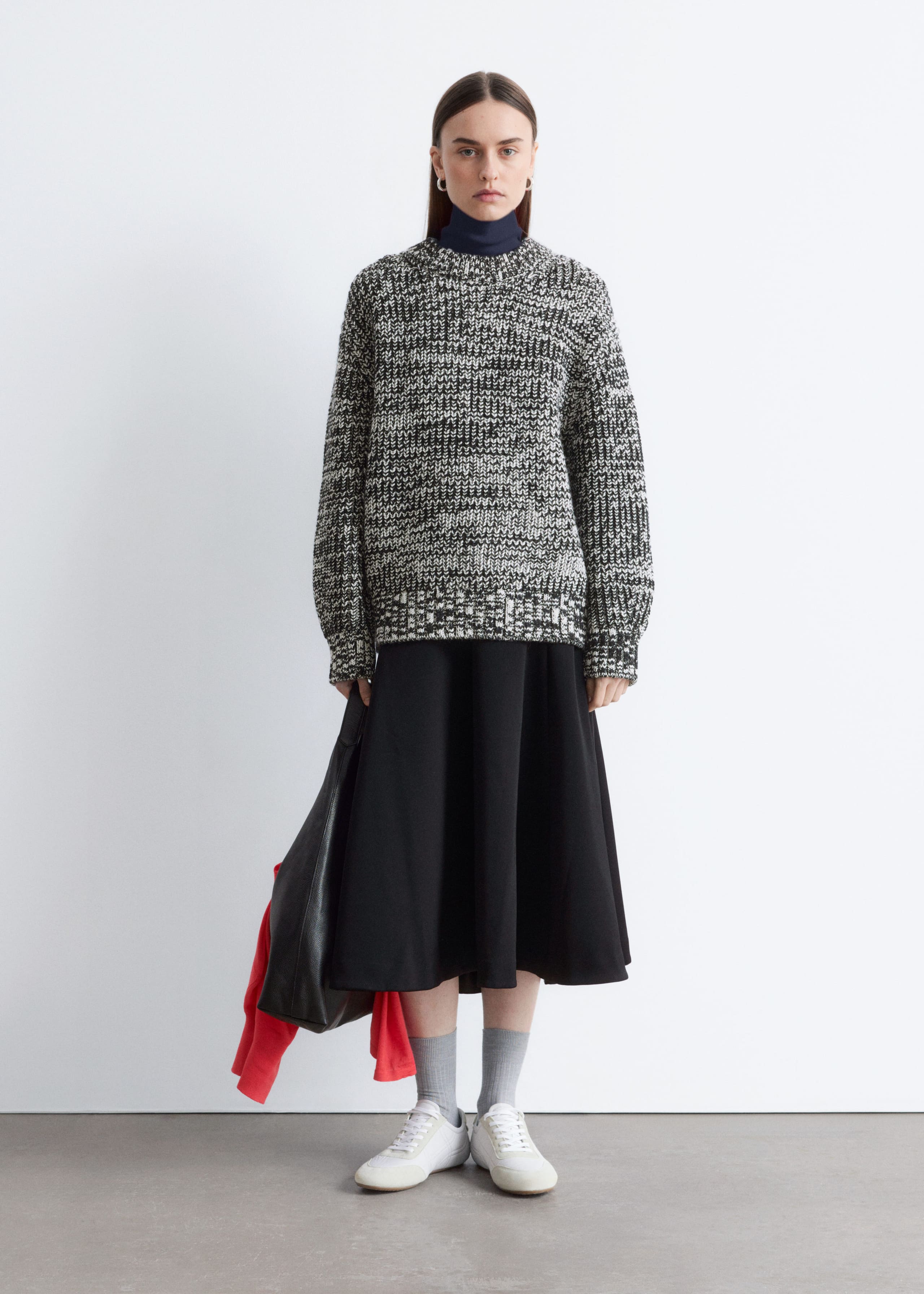 Image of Voluminous Midi Skirt