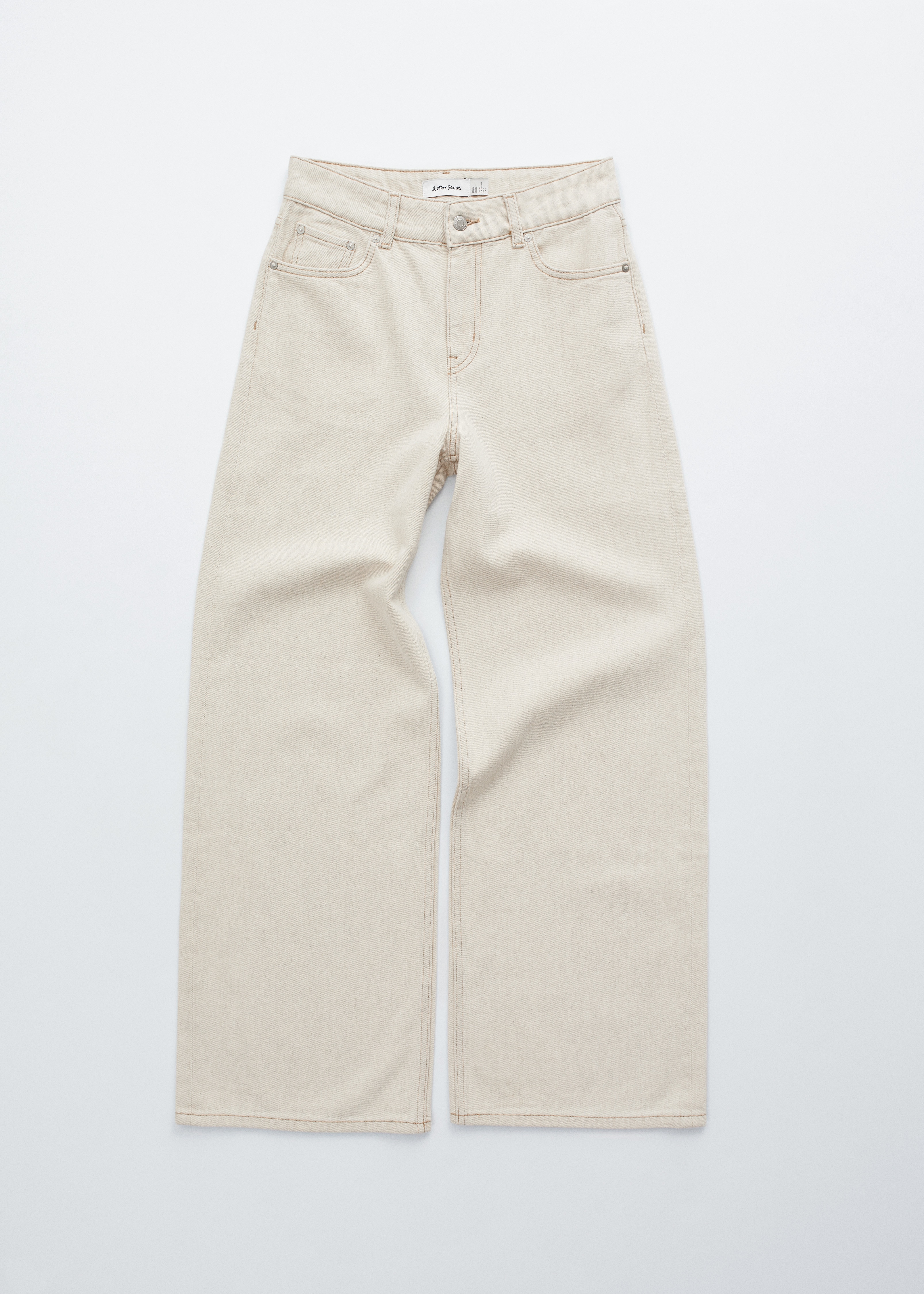 Džíny s širokými nohavicemi - béžová/Rezavě hnědá/Khaki zelená/Black/Růžová/Světle žlutá