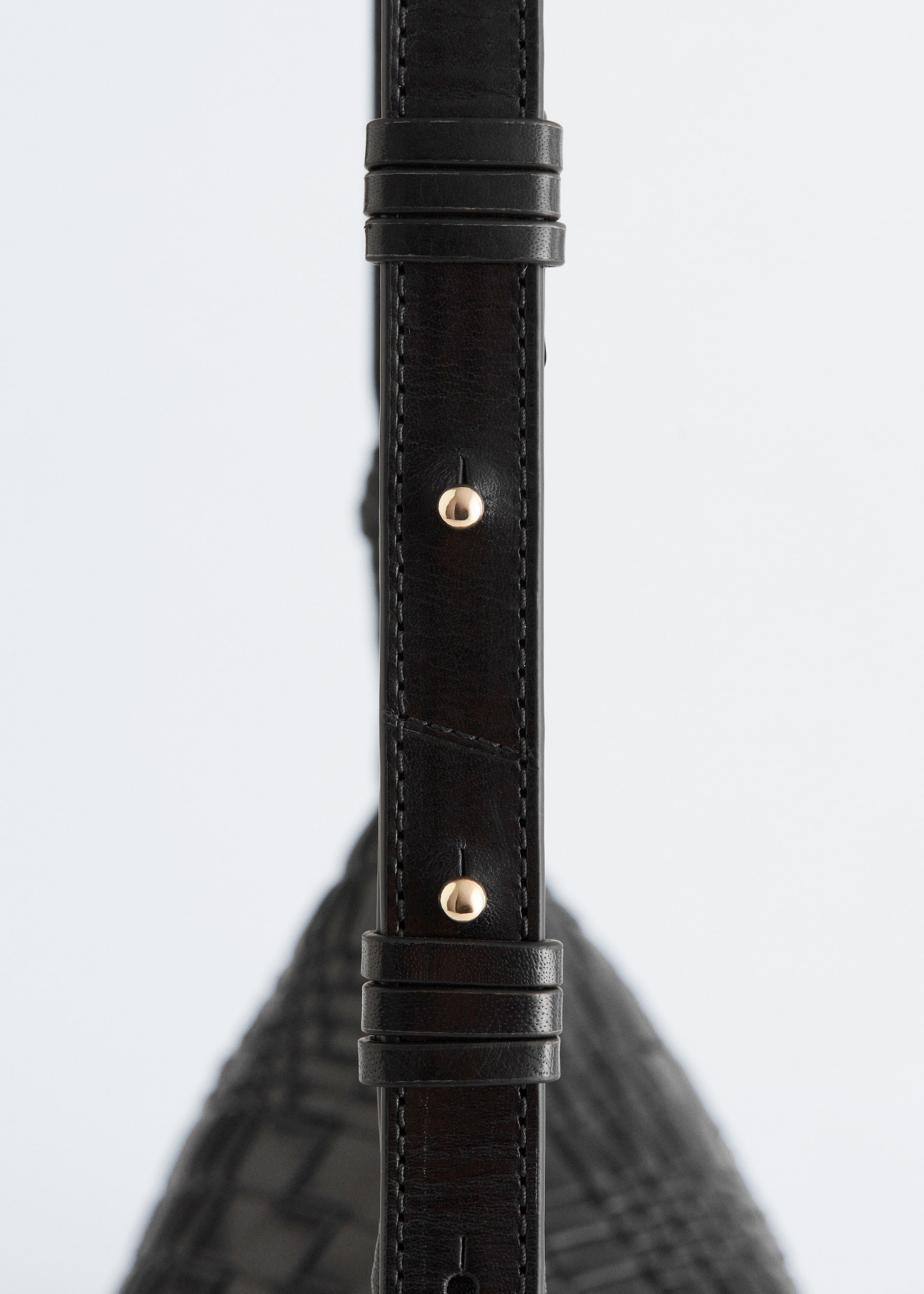Zobrazit větší obrázek: Proplétaná kožená crossbody kabelka - Černá - ŽENY | H&M CZ 5