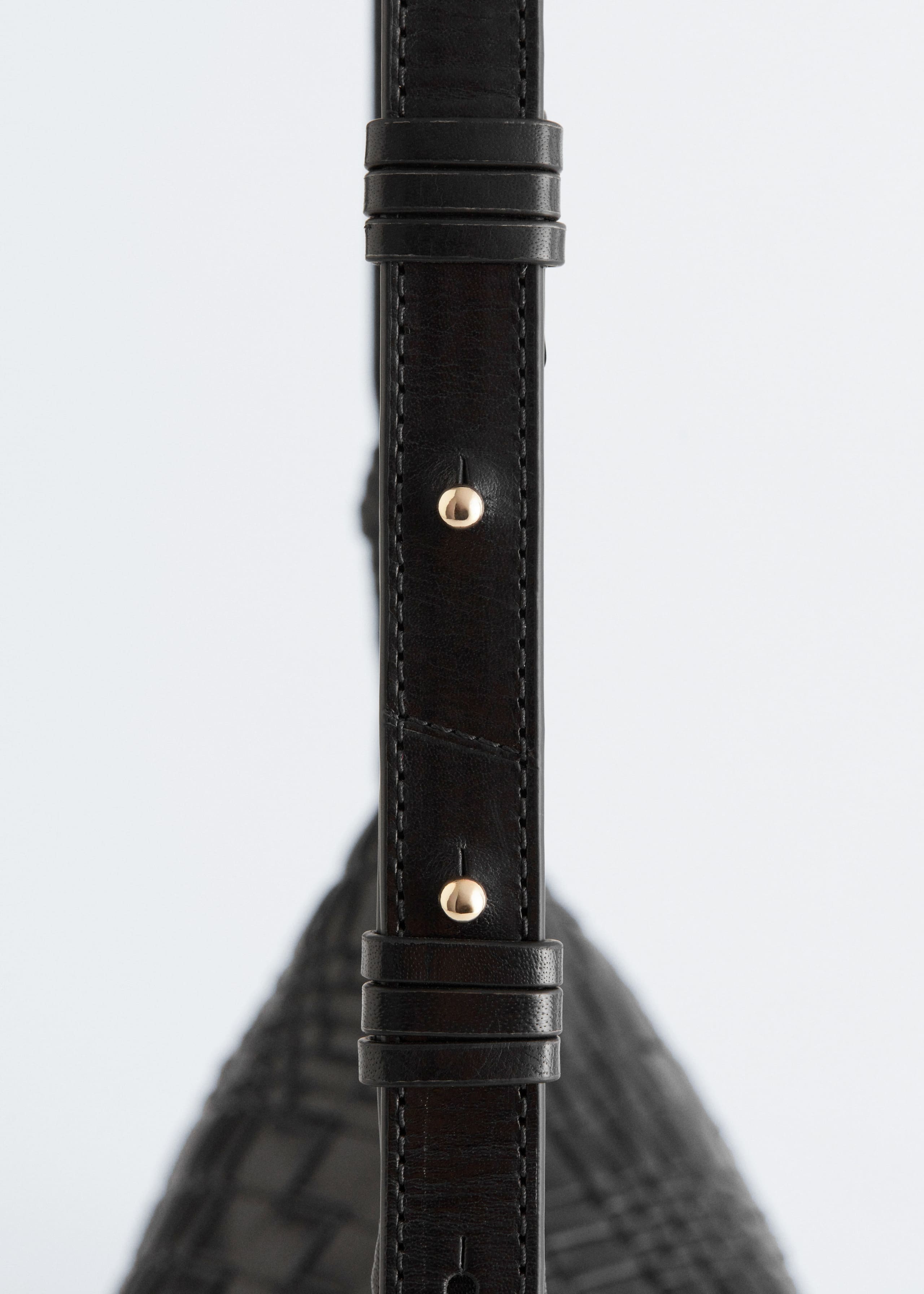 Image of Interwoven Leather Crossbody Bag