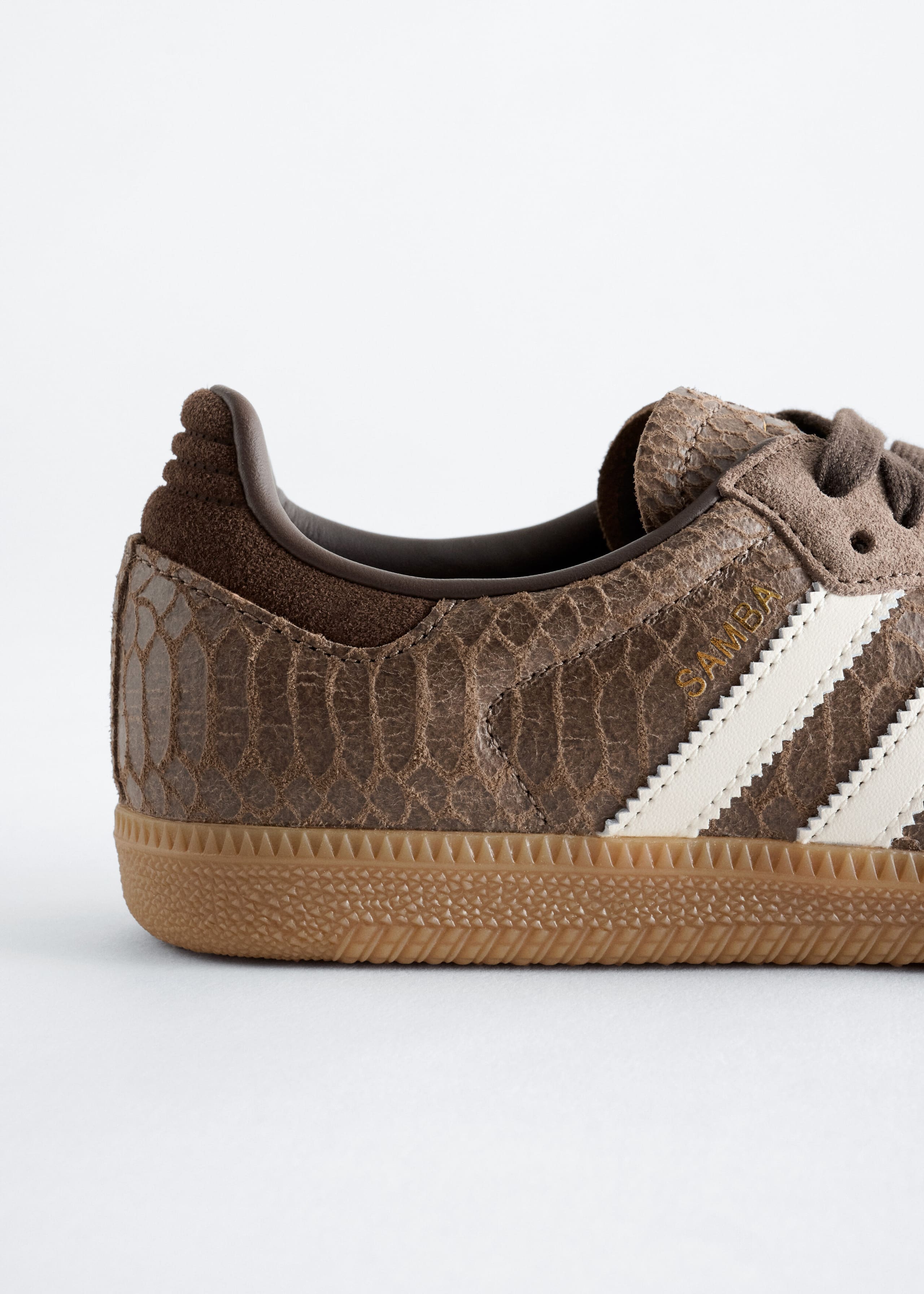 adidas Samba OG Sneakers - Brown/Faux Snake - Still Life