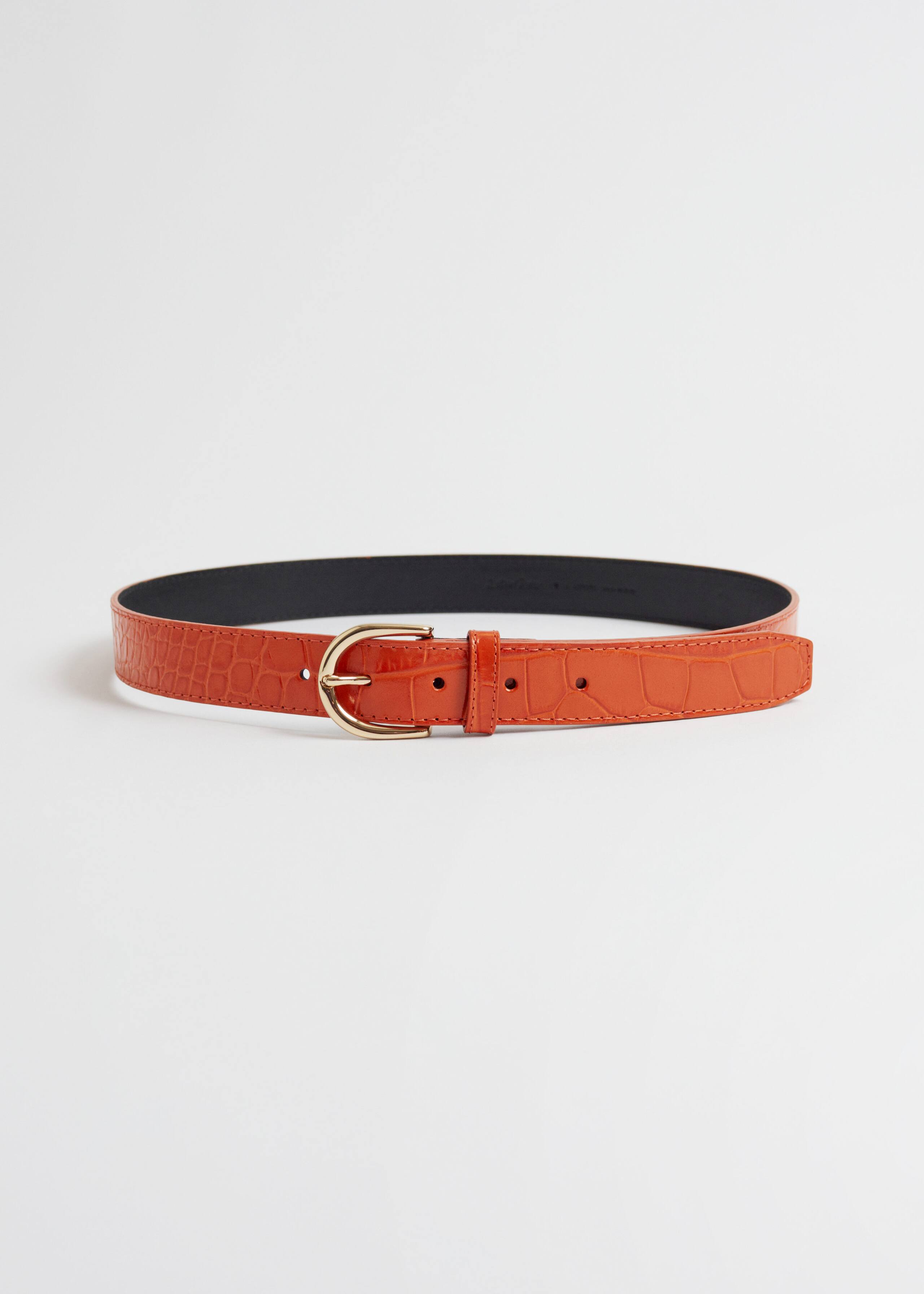 Leather Belt - Rose hip - Natura morta