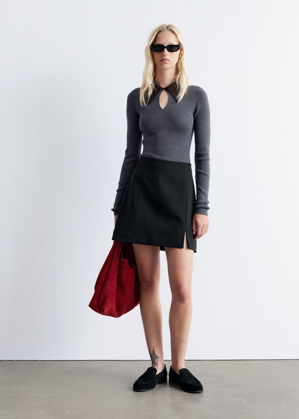 Image of Keyhole Collar Top