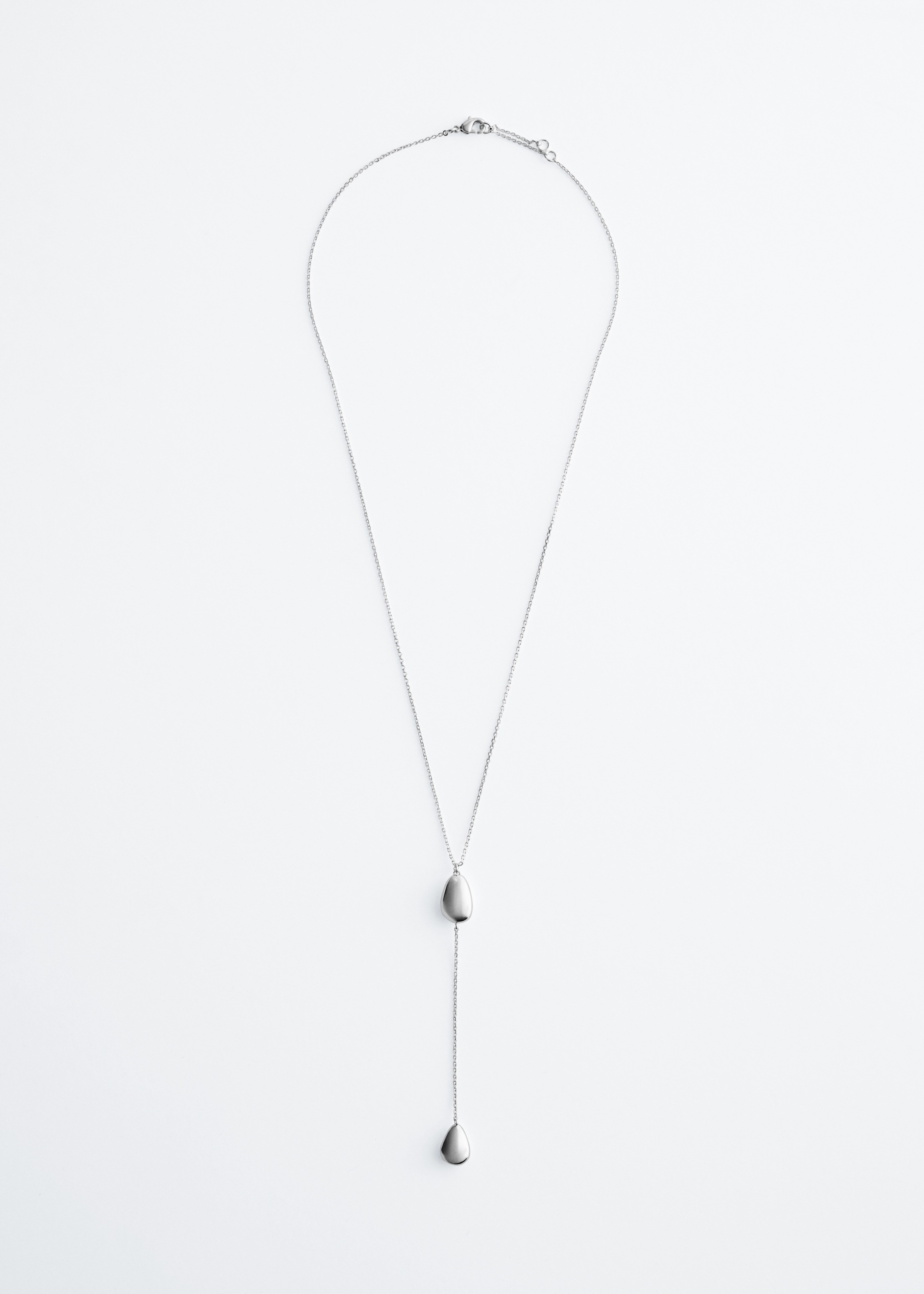 Long collier avec pendentifs - Argenté/Doré/Vert/Doré