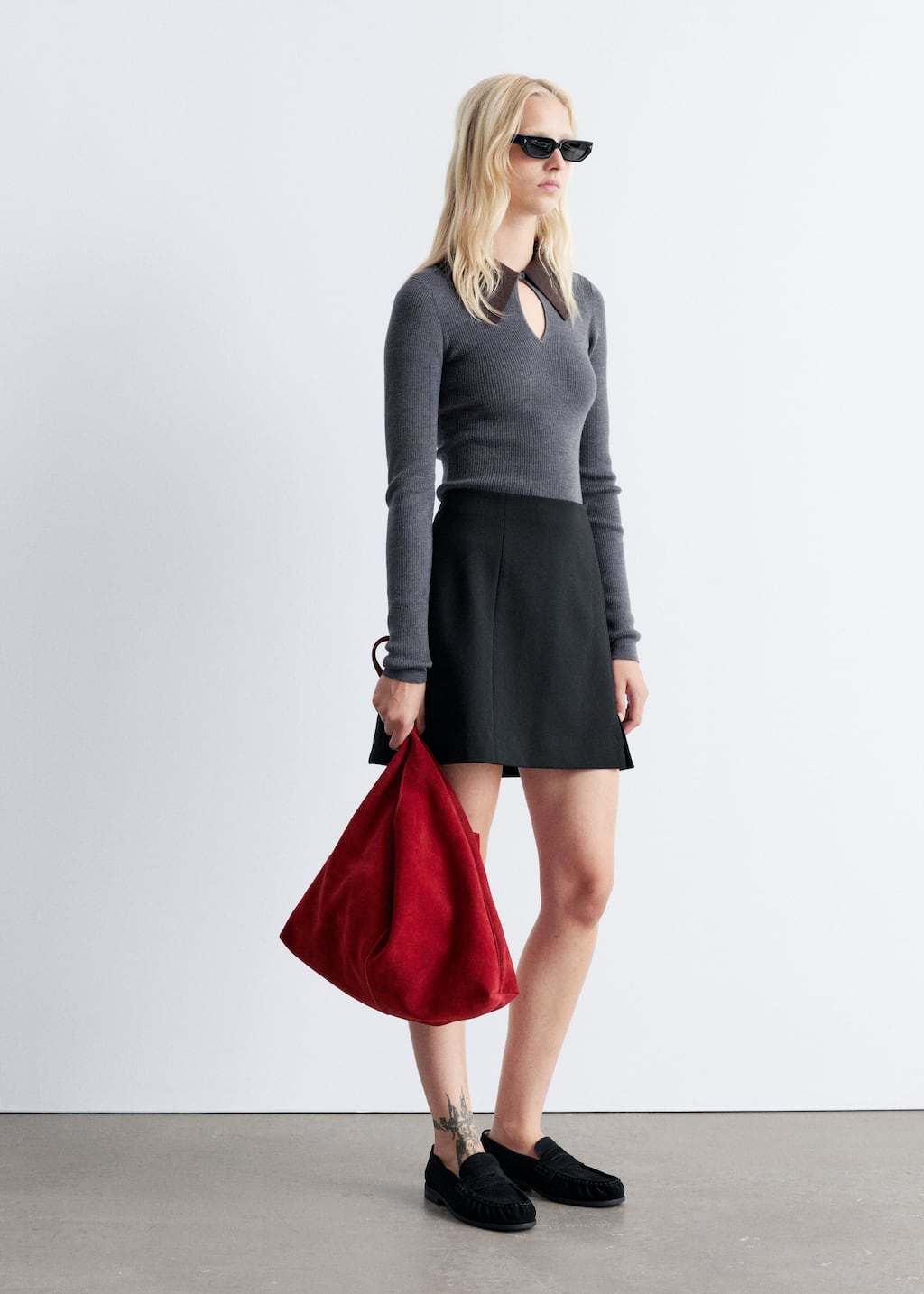 Image of Keyhole Collar Top