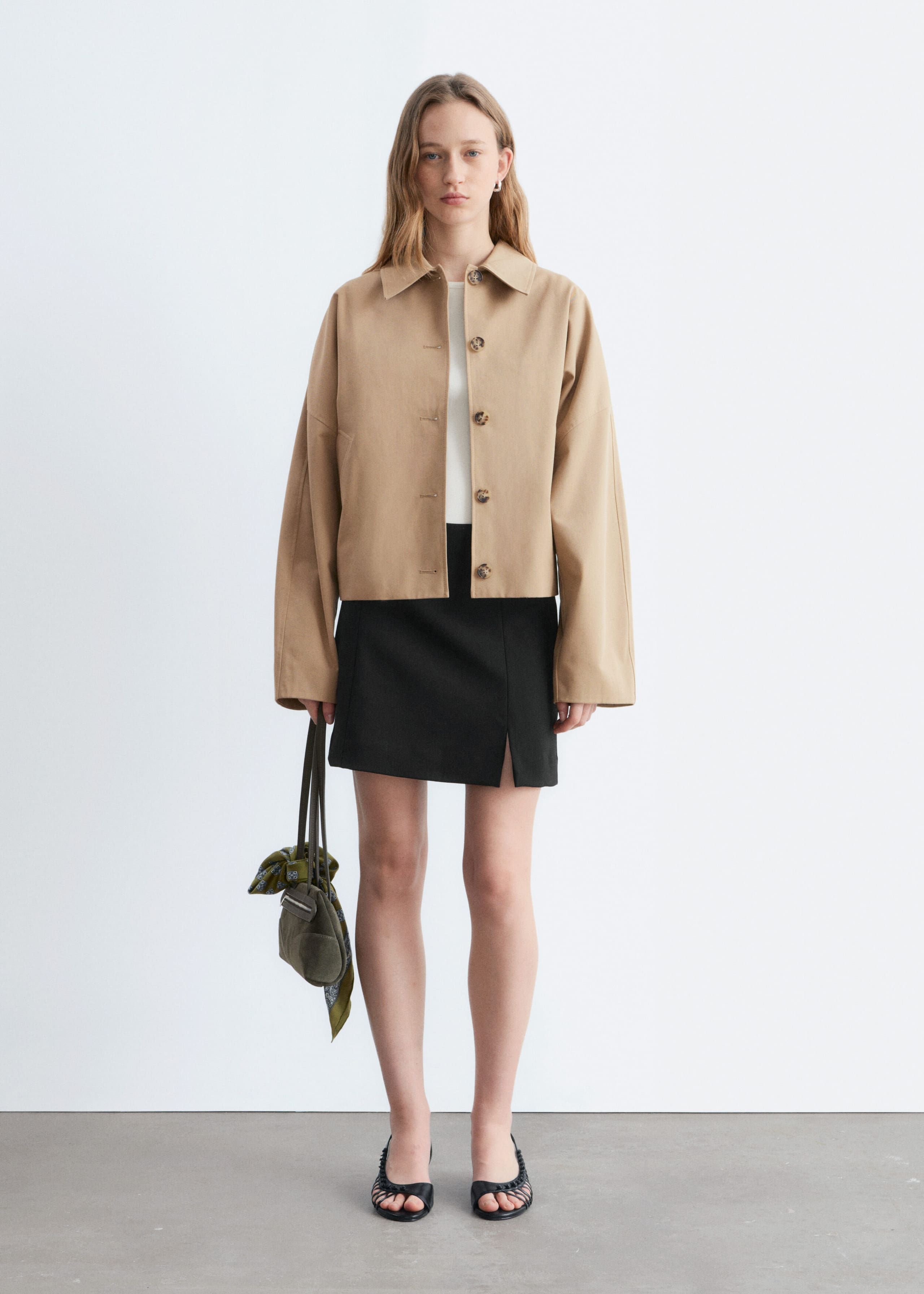 Image of Minifalda de cintura alta