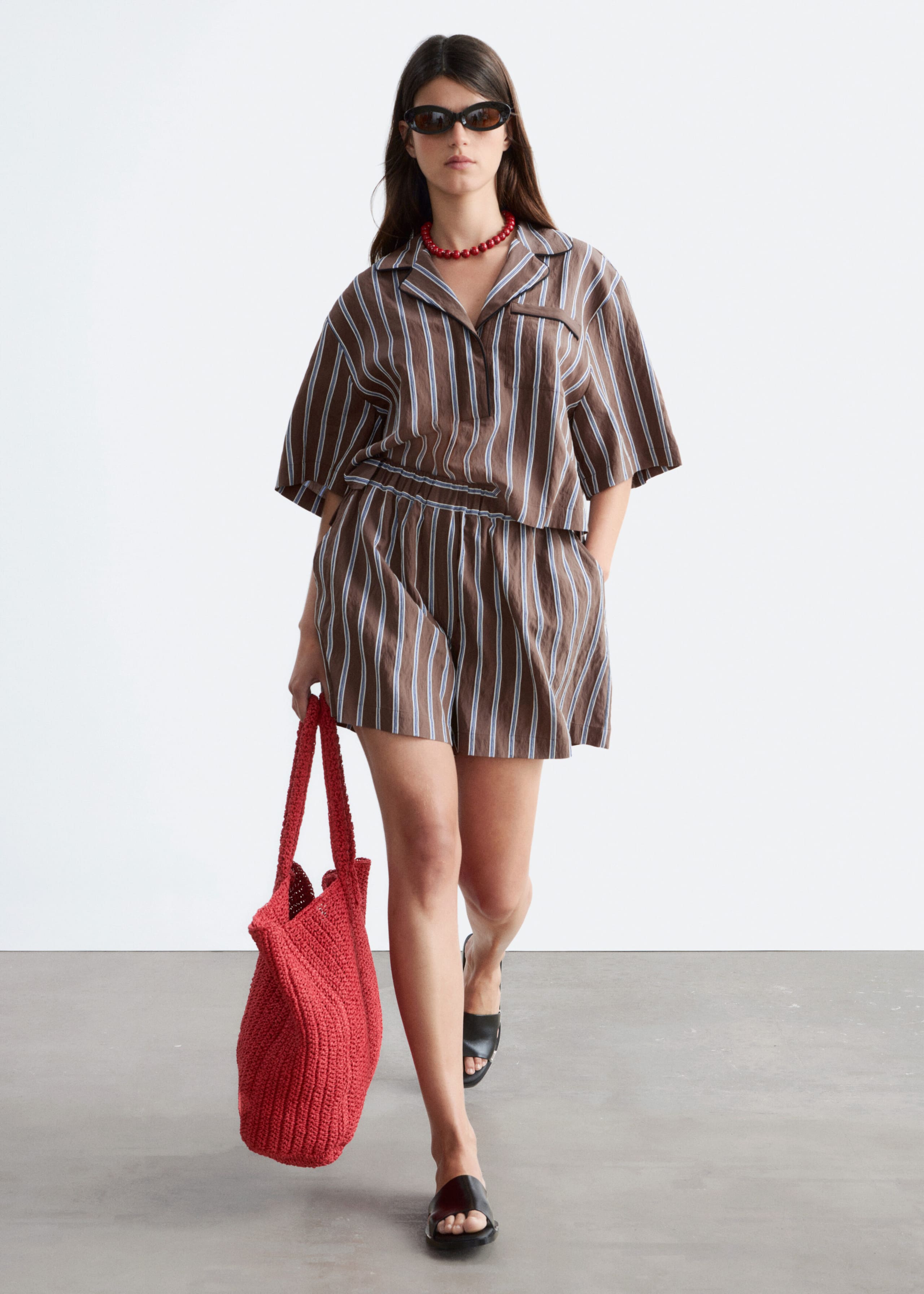 Image of Voluminous Boxer-Style Shorts