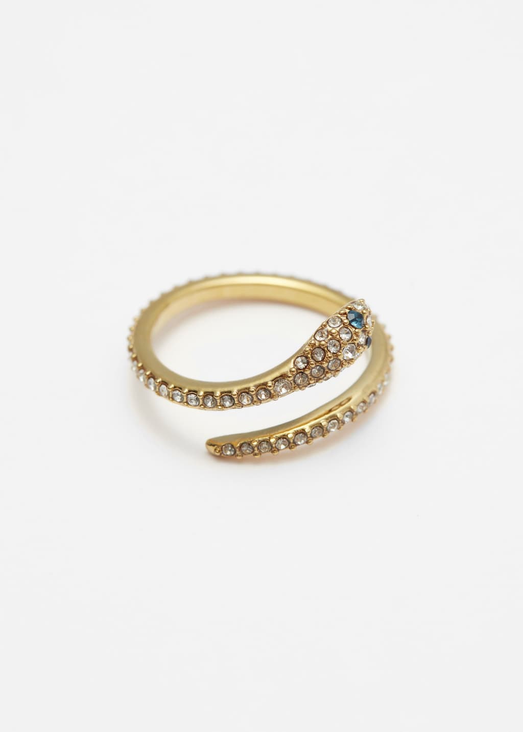Crystal Snake Ring