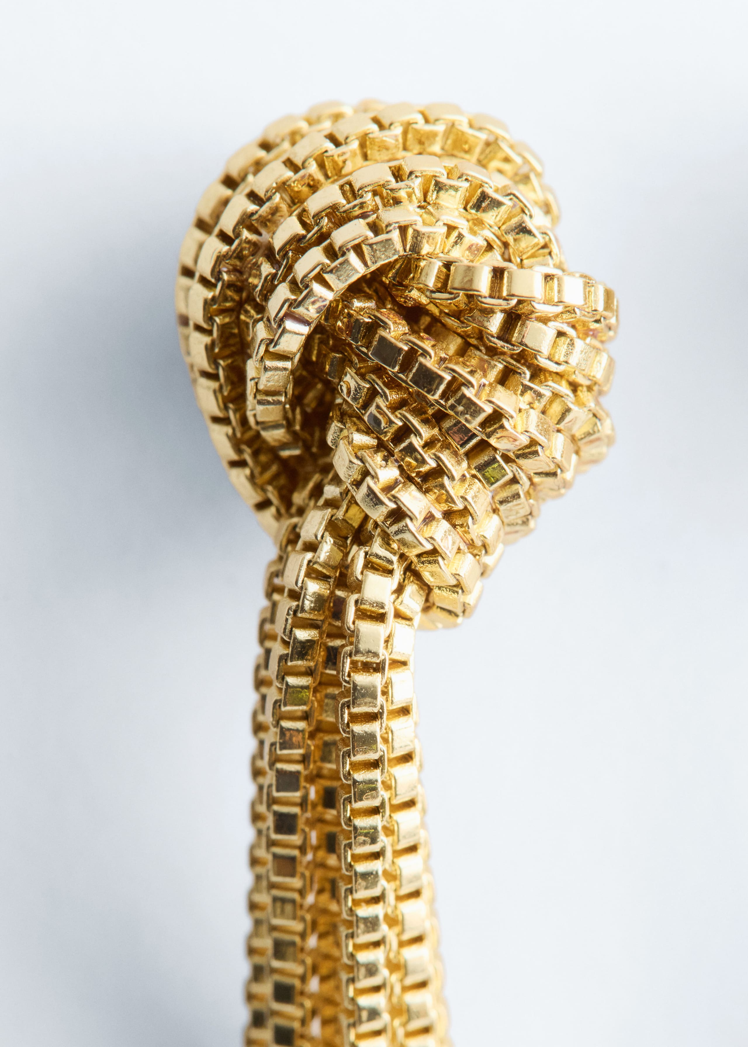 Image of Knot-Detail Pendant Earrings