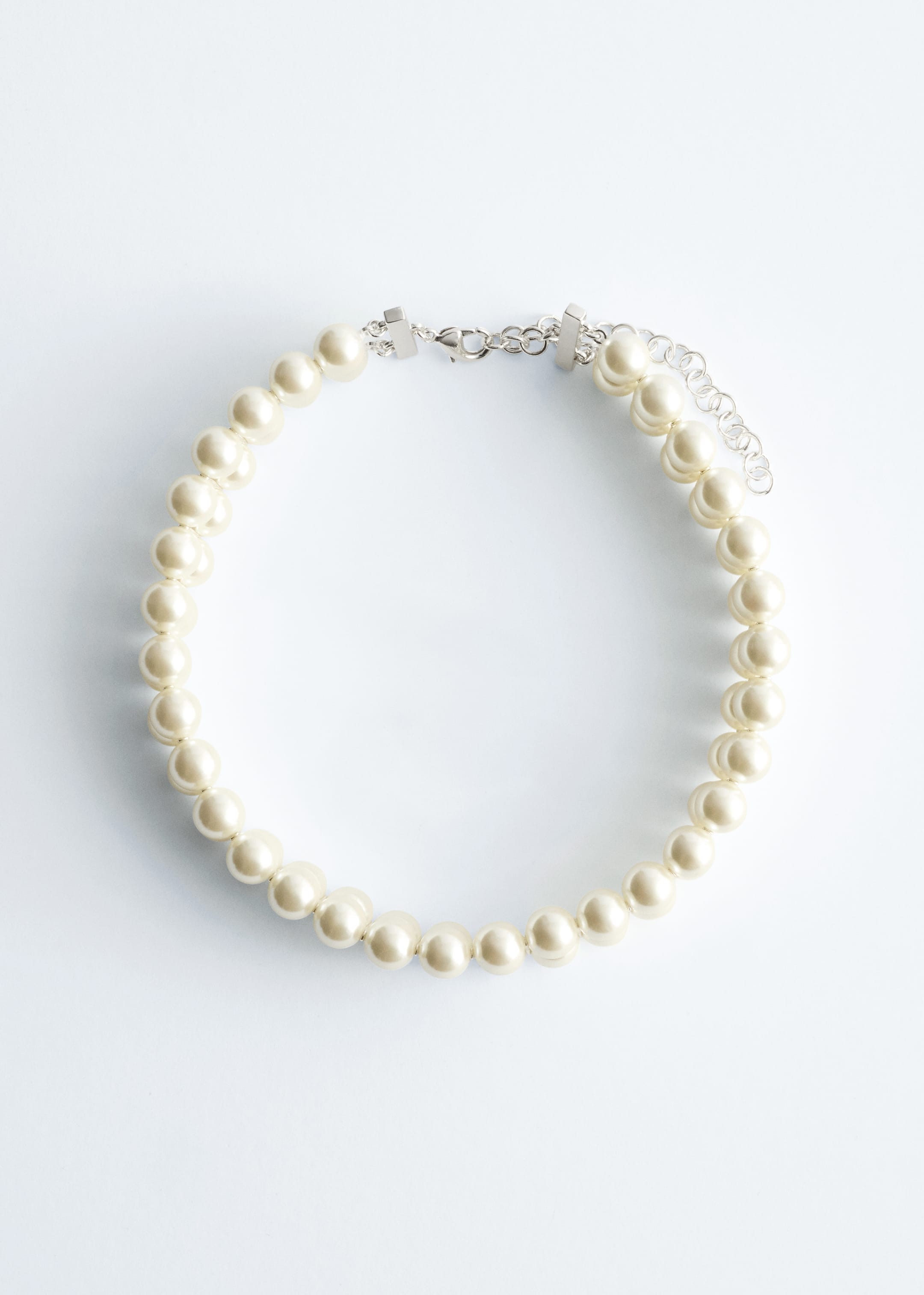View larger image: Two-Row Pearl Choker - Cream - Ladies | H&M GB 1