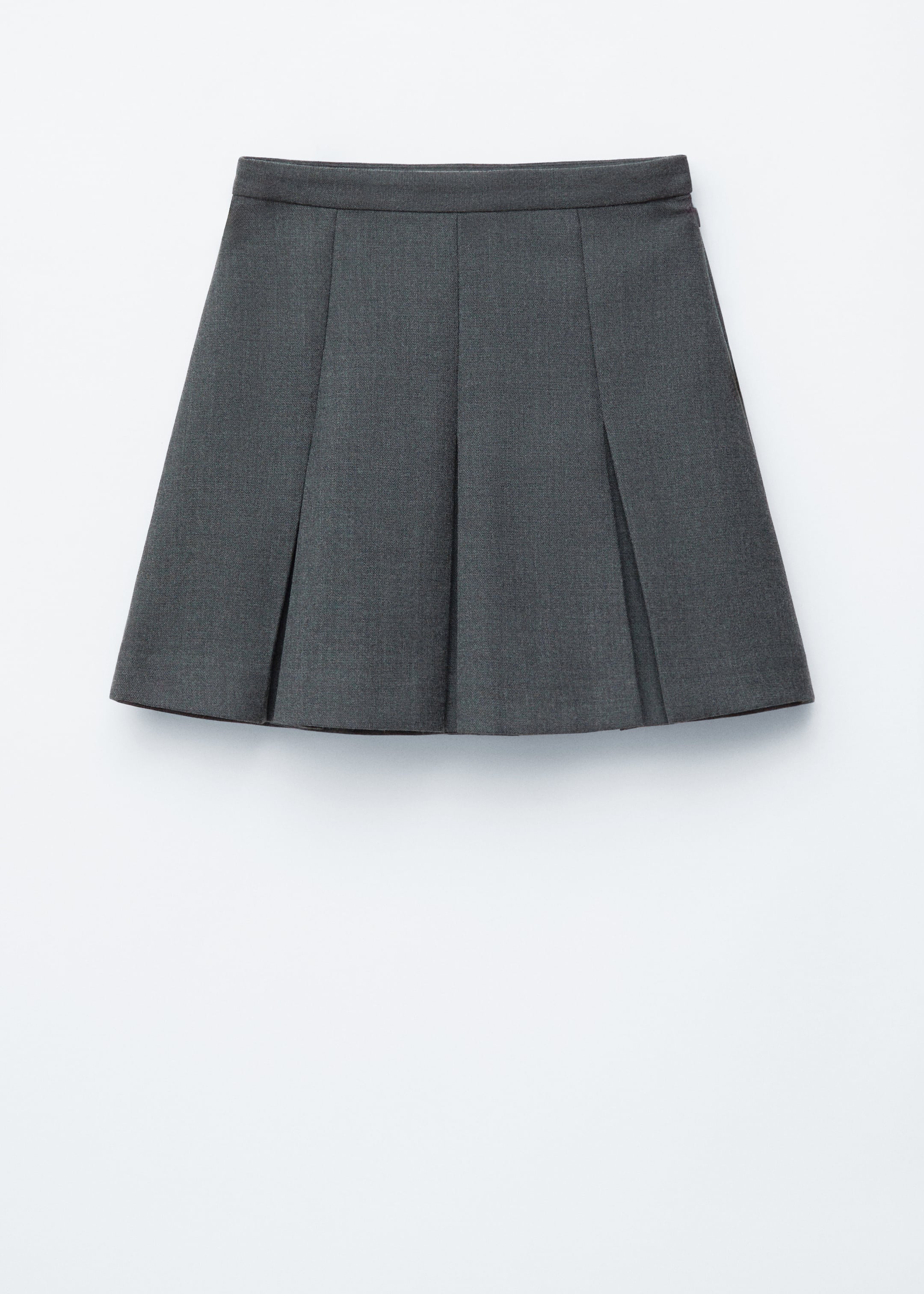Visualizza immagine più grande: Minigonna in lana a pieghe - Grigio scuro - DONNA | H&M IT 6