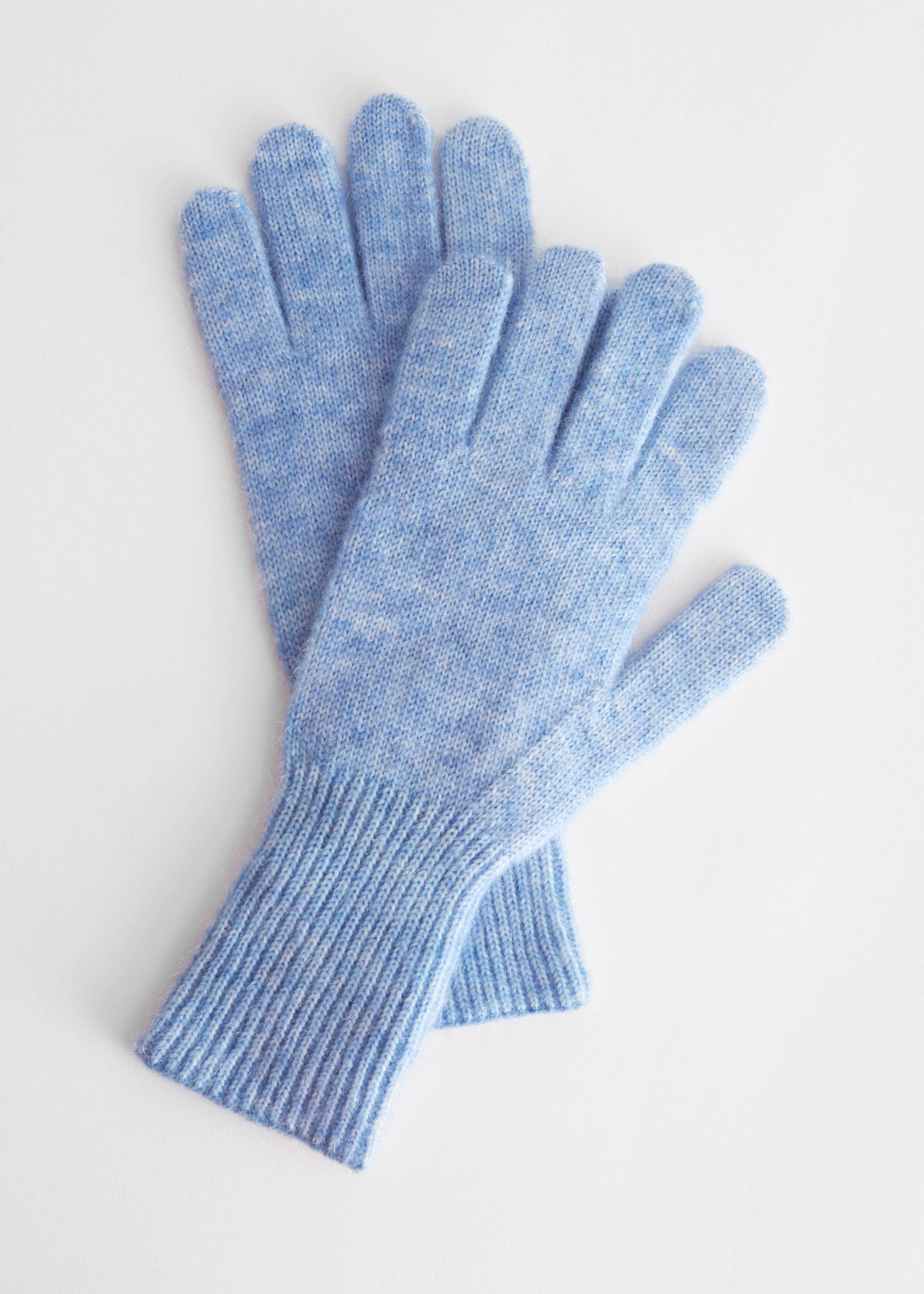 Mohair Wool Blend Gloves – Różowy – Martwa natura