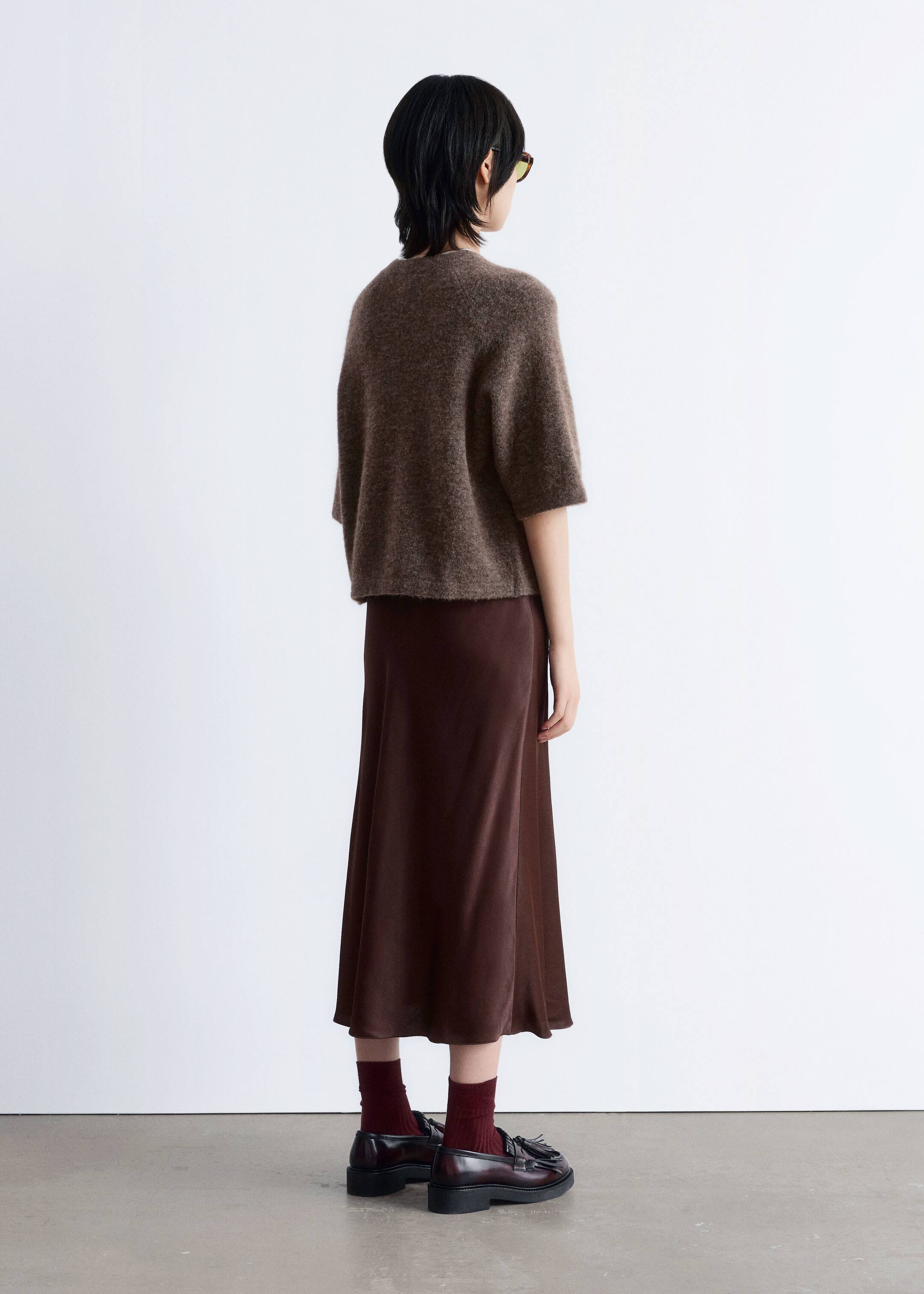 Ver imagen más grande: Top de punto en mezcla de alpaca - Topo - MUJER | H&M ES 6
