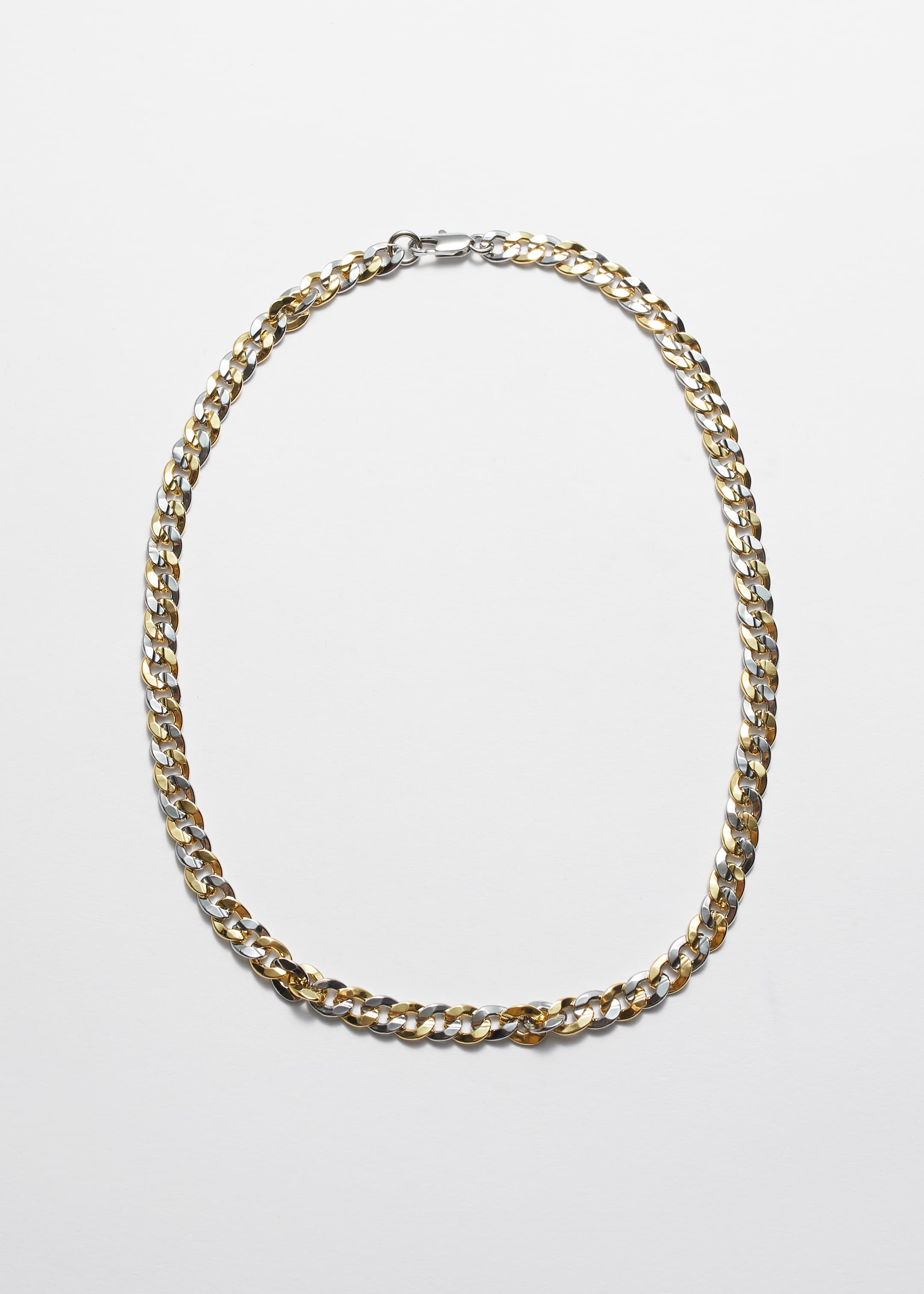 Zobacz większy obraz: Naszyjnik w srebrnym i złotym kolorze - Złoty/Srebrny - ONA | H&M PL 1