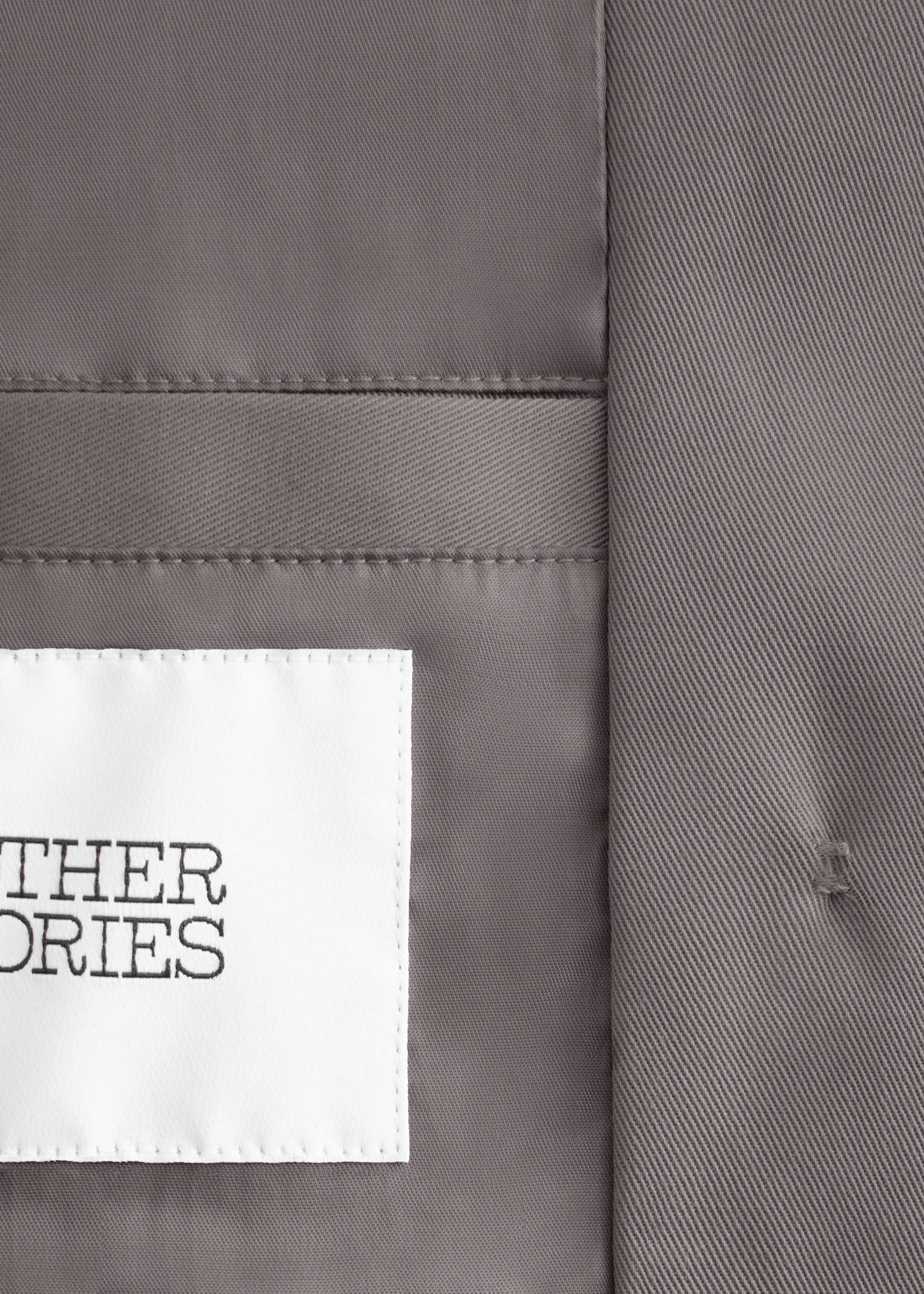 Image of Double-Breasted Trench Coat