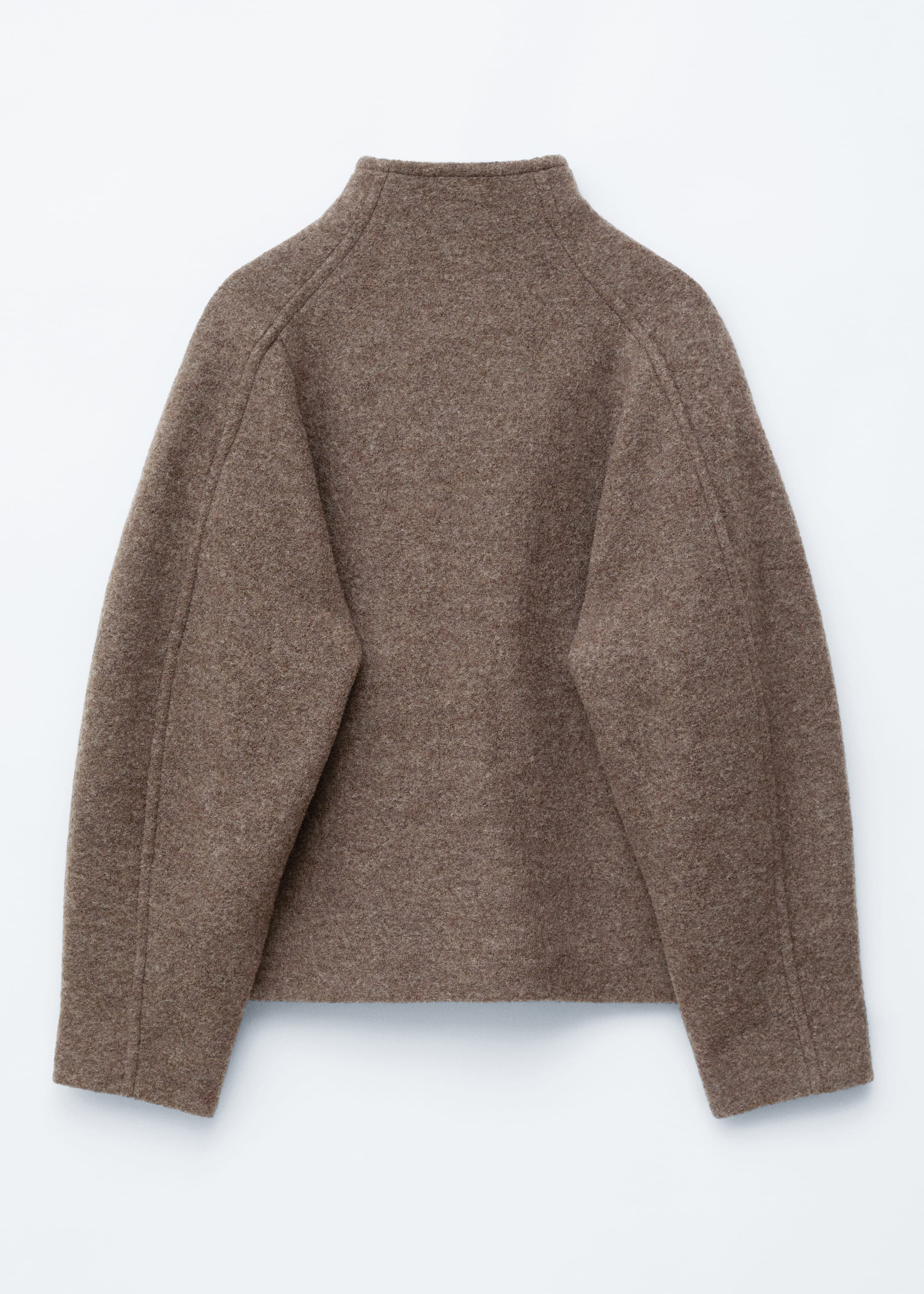 View larger image: Asymmetric Wool Jacket - Mole - Ladies | H&M GB 7