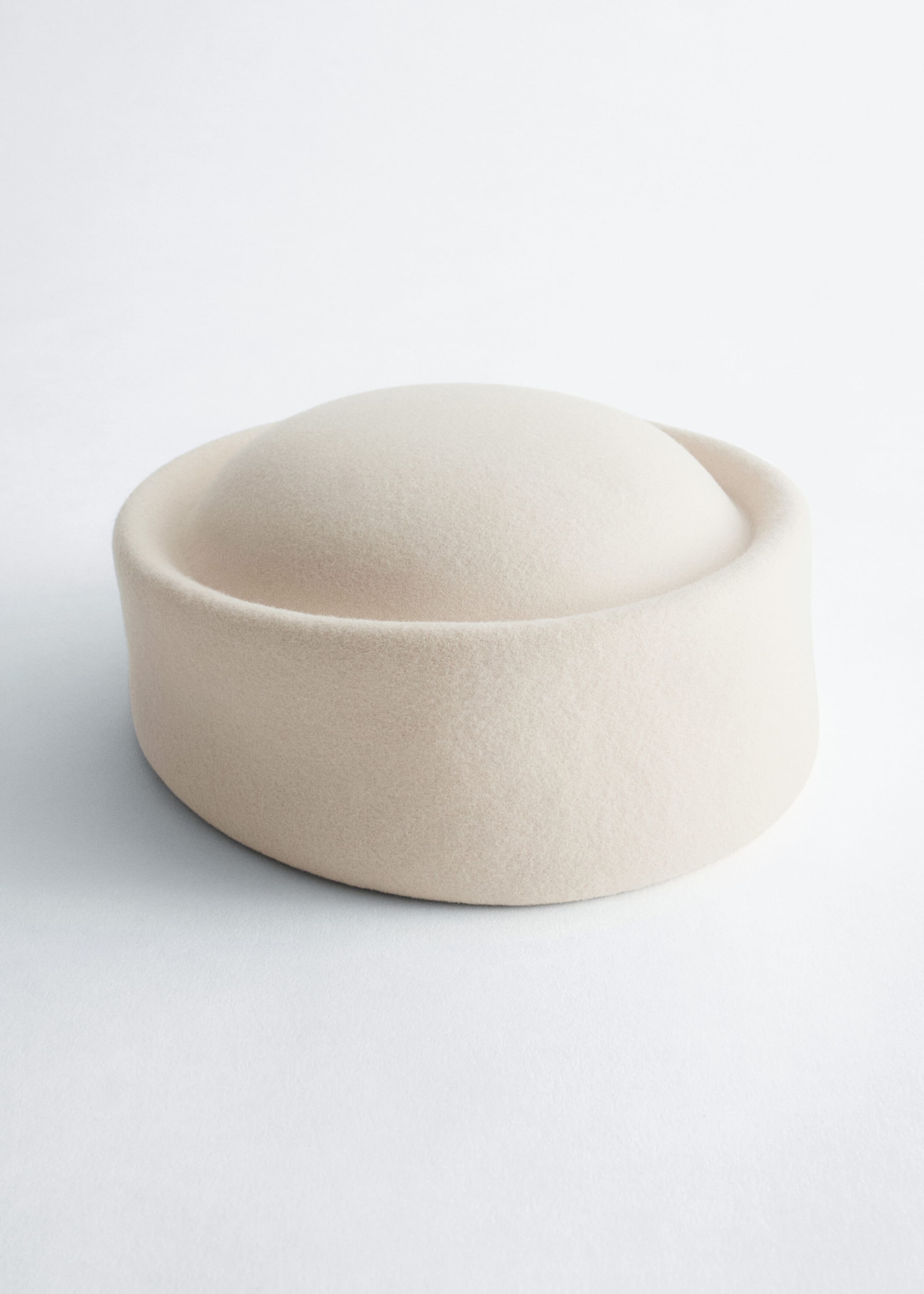 Wide Brim Felt Hat - Off White - Still Life