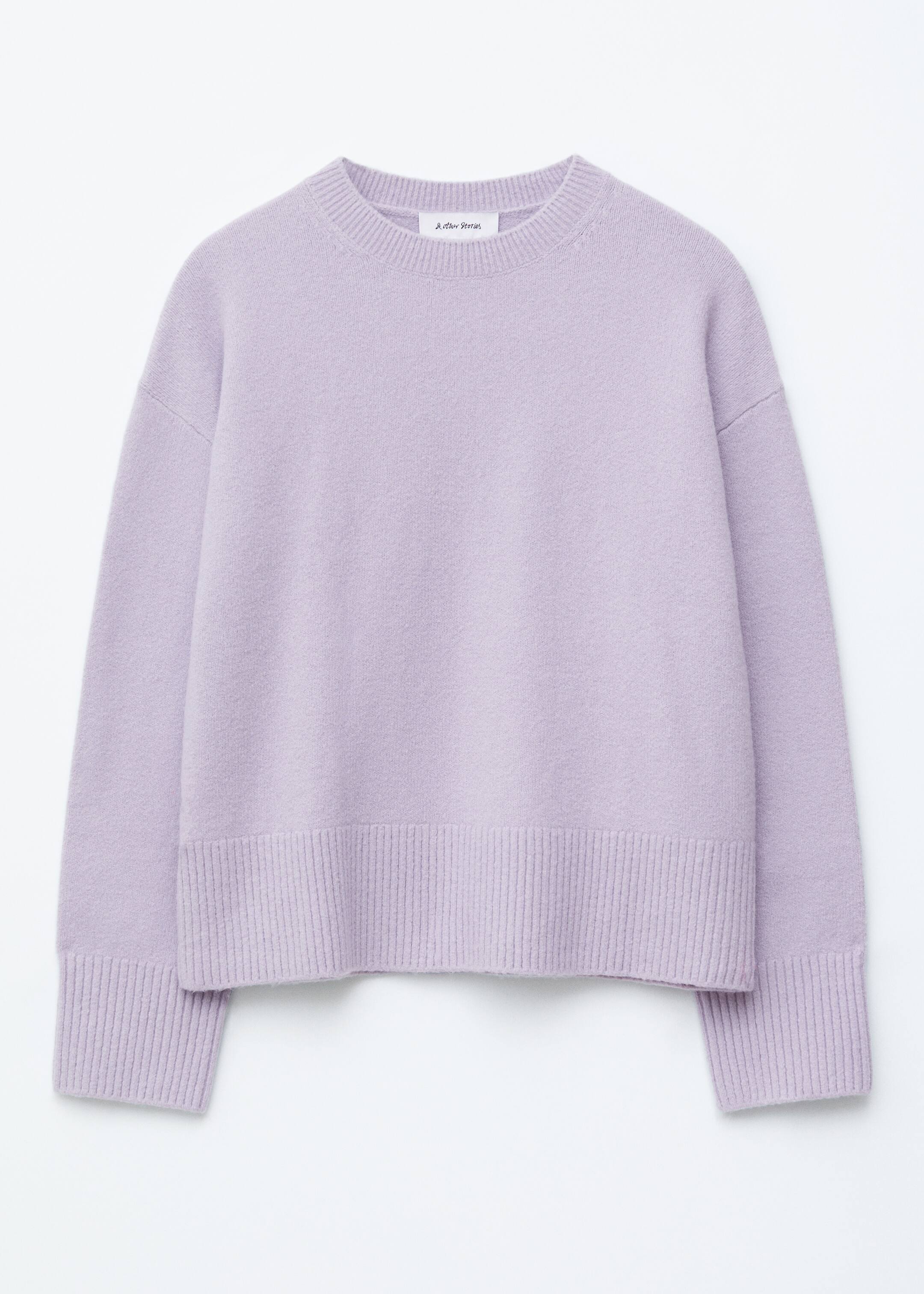 View larger image: Relaxed Knit Jumper - Lilac - Ladies | H&M GB 6