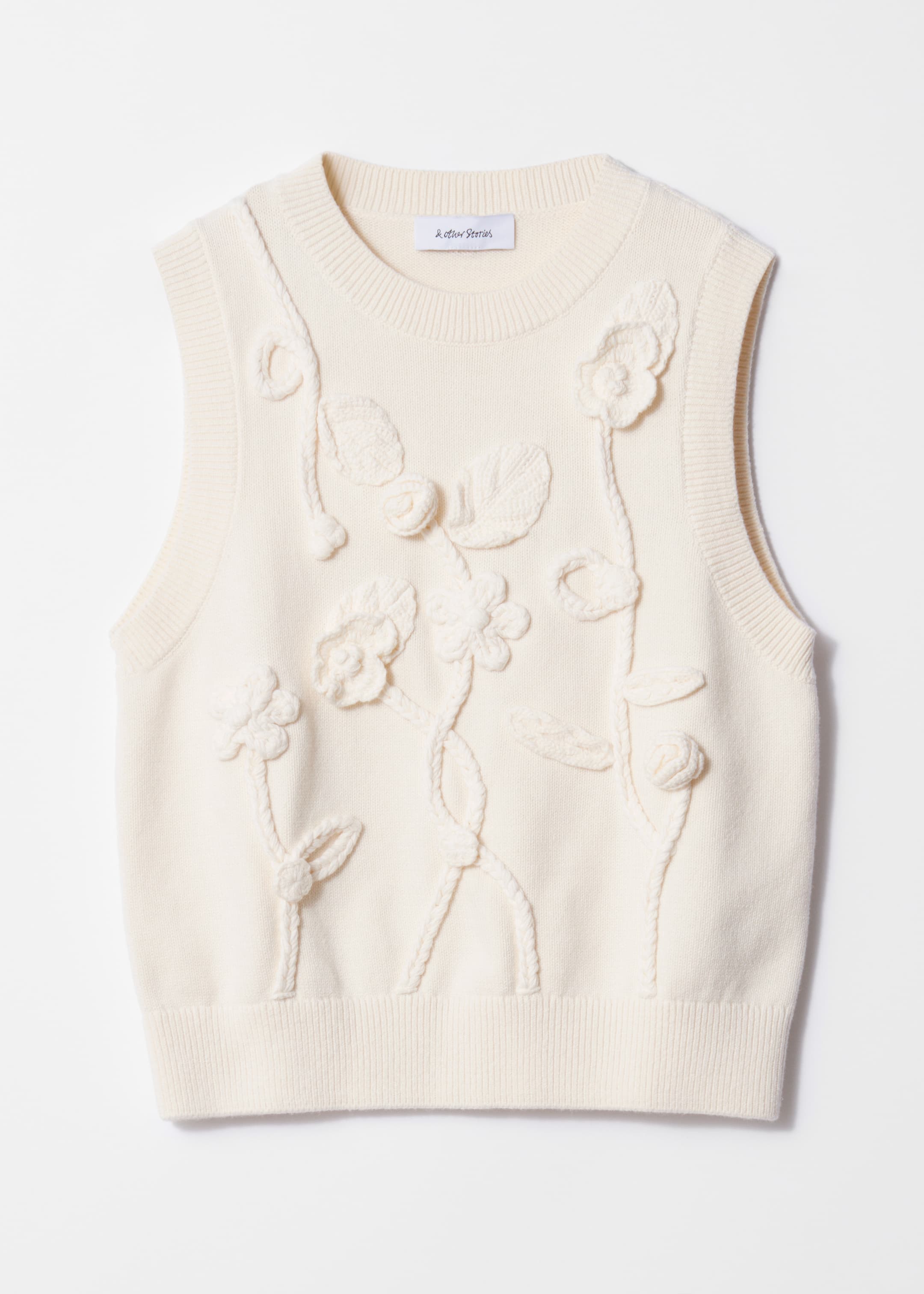 Grotere afbeelding bekijken: Spencer met bloemenapplicatie - Crème - DAMES | H&M NL 6