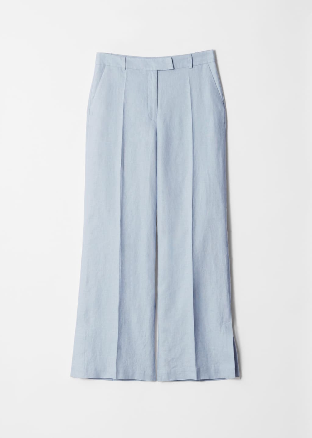 Image of Tailored Linen Trousers
