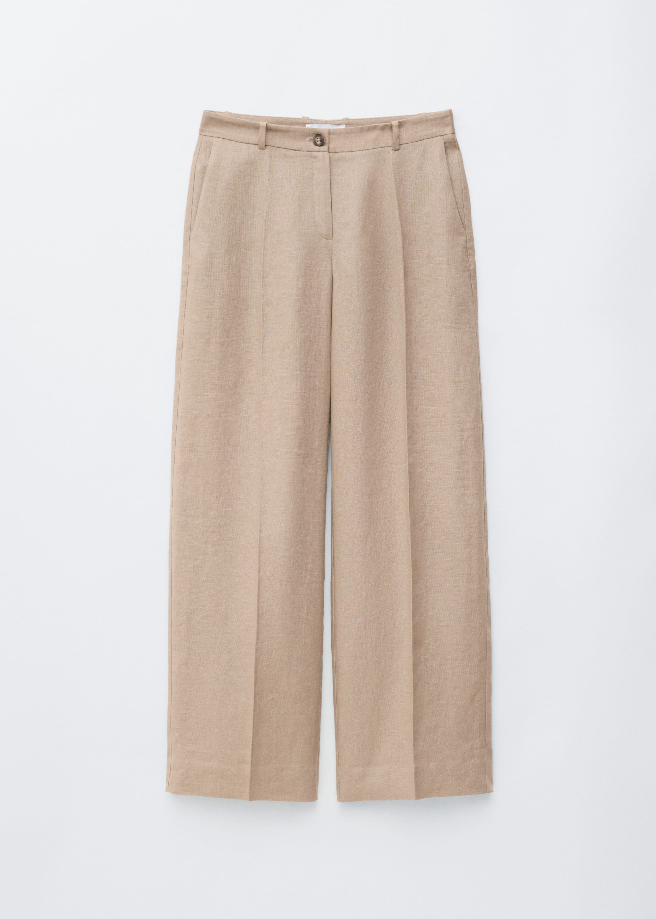 Image of Tailored Linen Trousers