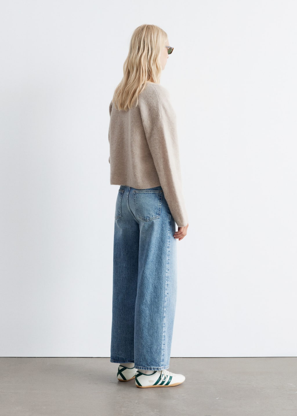 Alpaca-Blend Knitted Cardigan - Grey - Lookbook