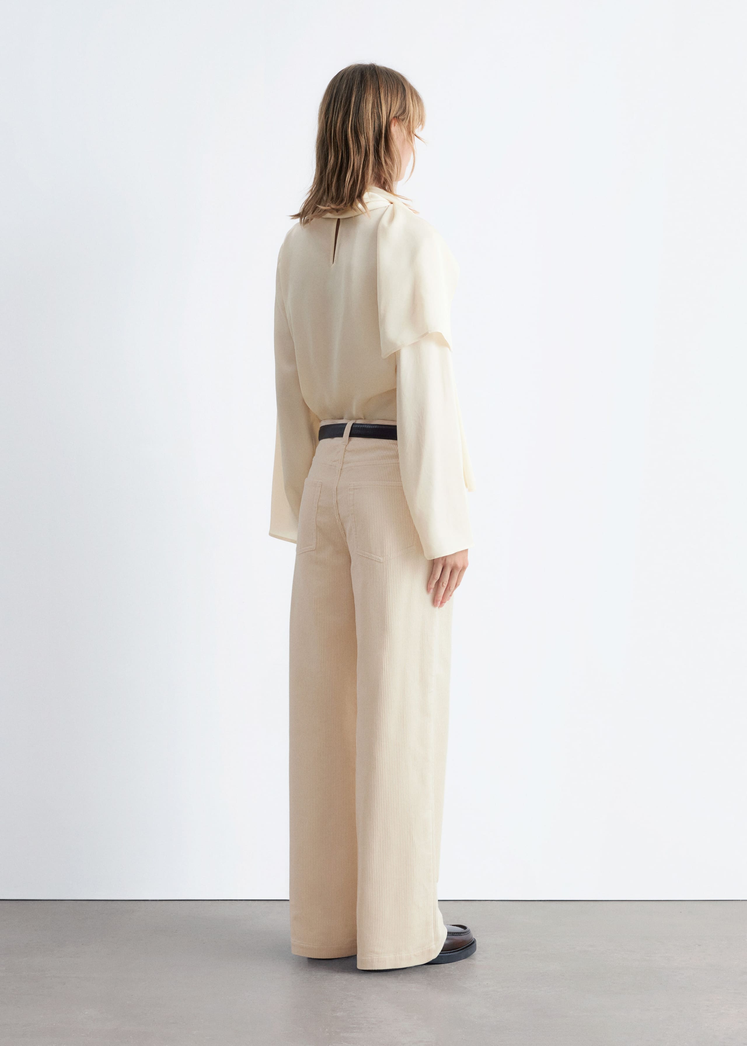 Image of Flared Corduroy Trousers