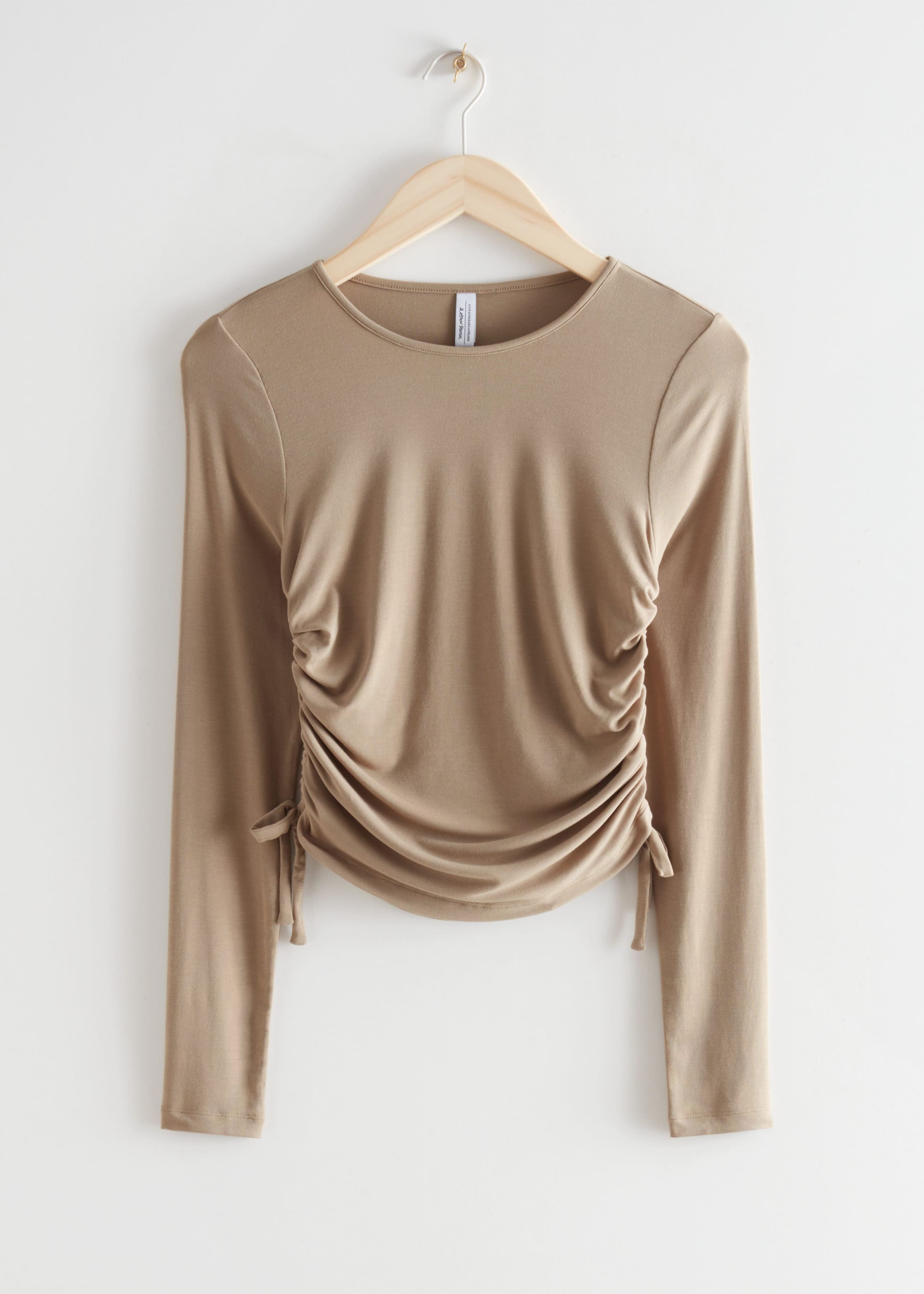 Ruched Top - Blue - Still Life