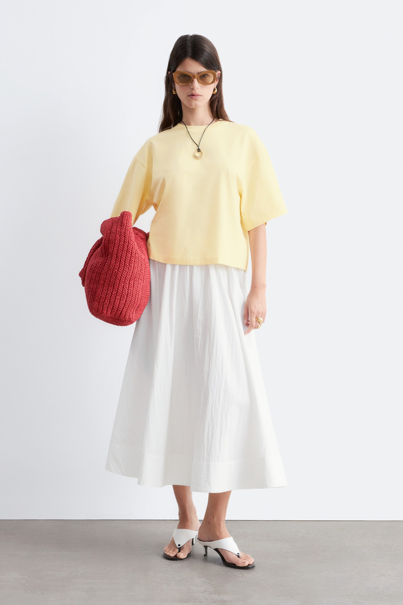 Kastenförmiges T-Shirt - 4