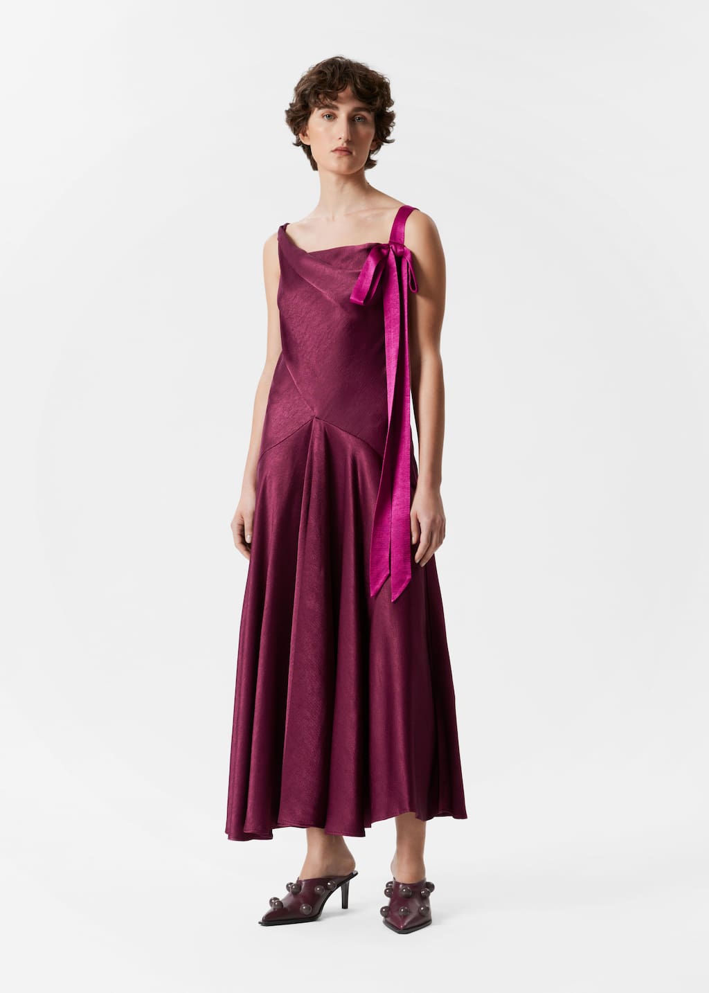 Image of Maxi-Trägerkleid mit Bändern